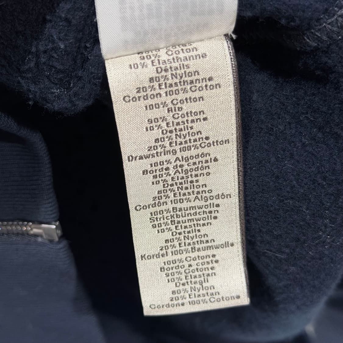 (A+/L,M) / 에르메스 런H 트레이닝 후드집업 팬츠 셋업 네이비 상품이미지5