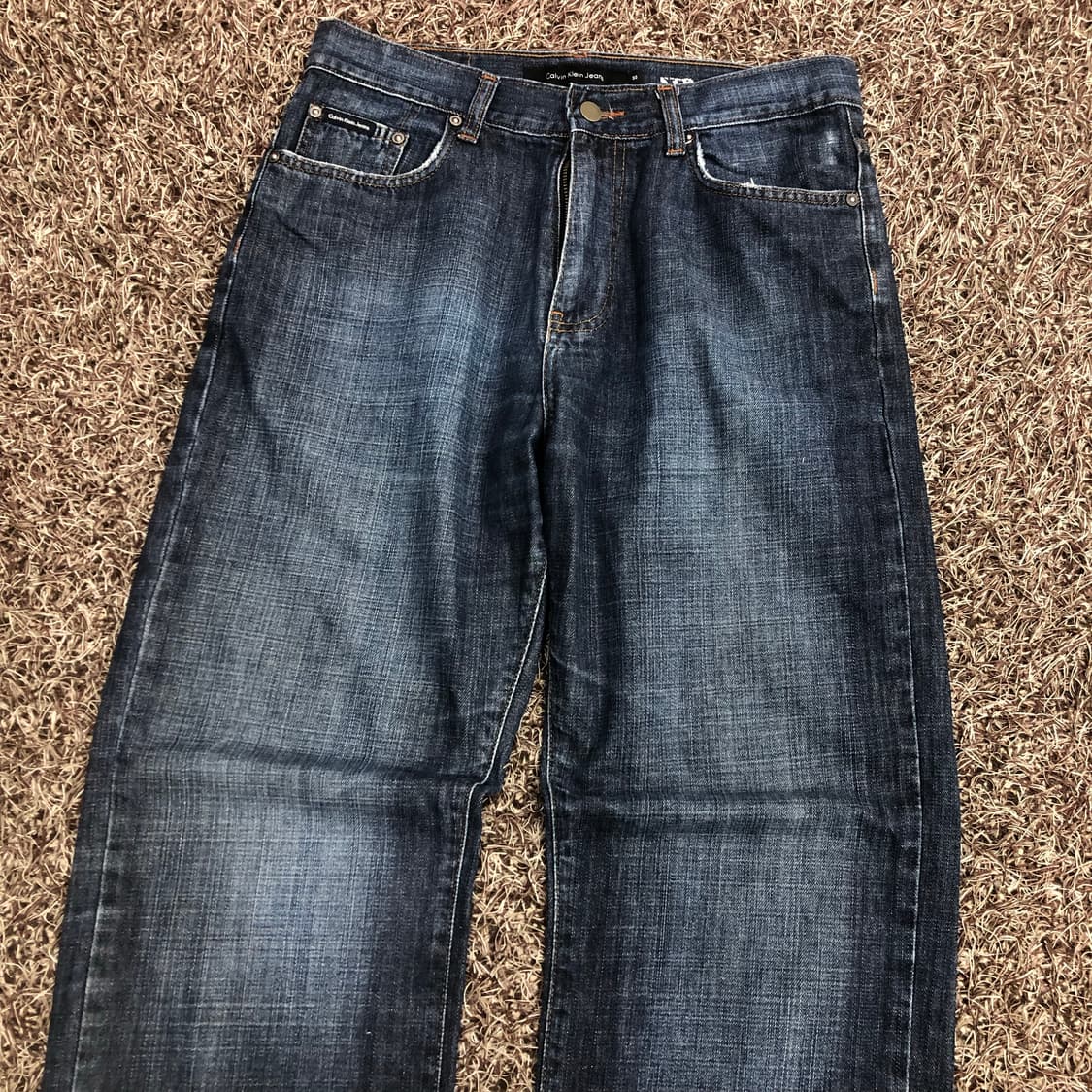 캘빈클라인 워싱 스트레이트 데님 팬츠 상품이미지2
