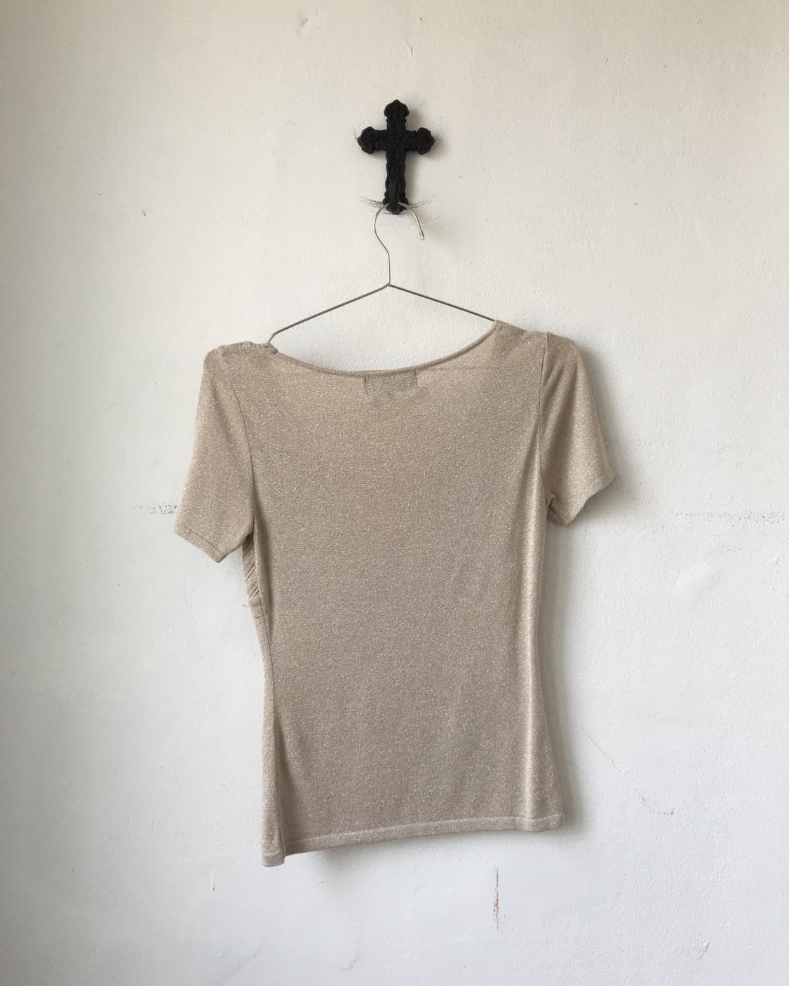 Glitter ribbed top 상품이미지3