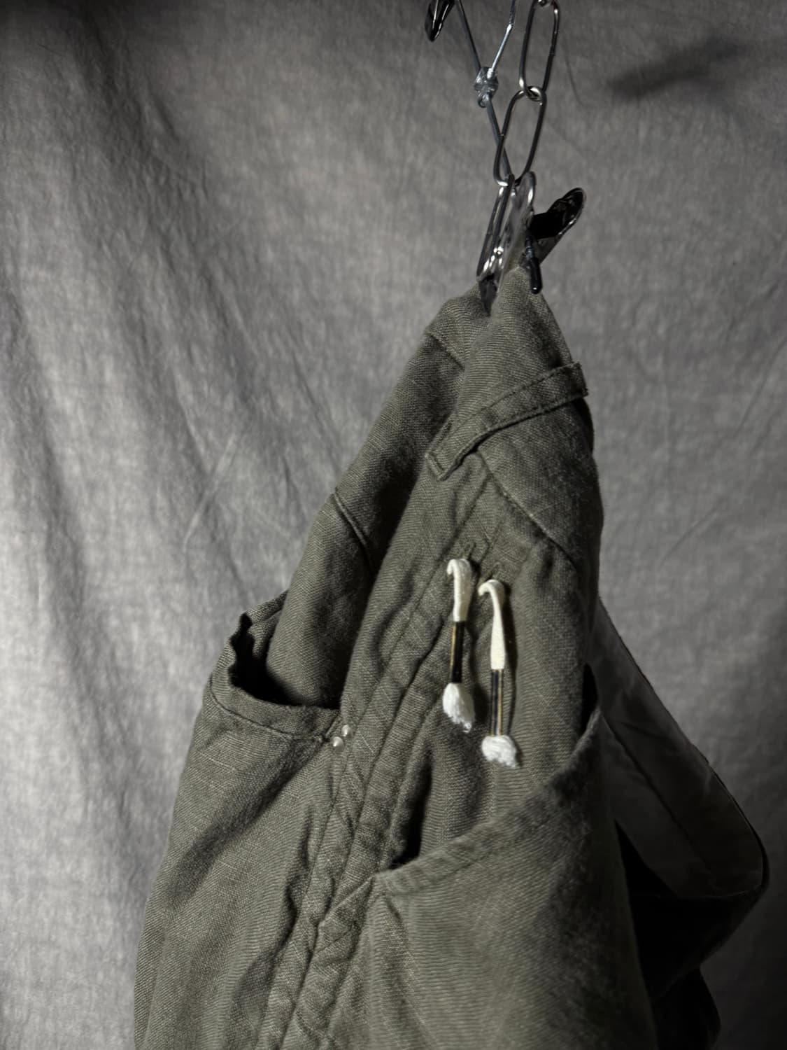 KMRii Linen Braided-String Tapered Pants 상품이미지8
