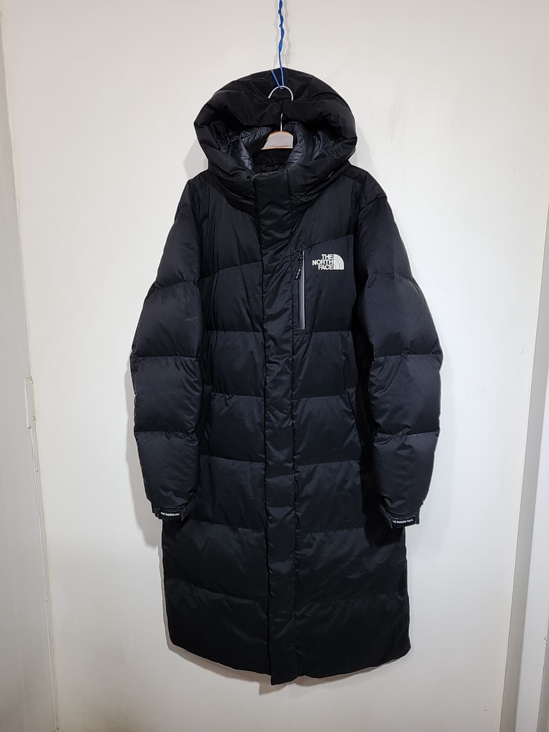 (XL) 노스페이스 오리털 롱패딩 점퍼 블랙 다운코트 후드  상품이미지1