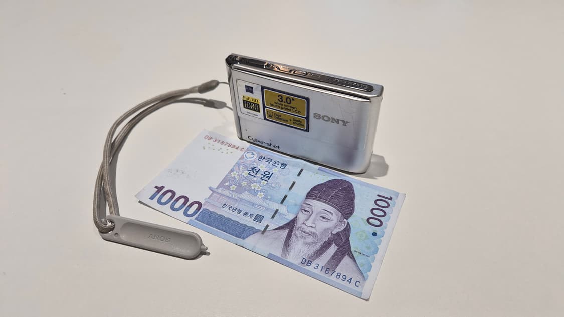 작례O 칼자이쓰 소니 사이버샷 dsc-t70 디지털카메라 빈티지 디카 상품이미지1