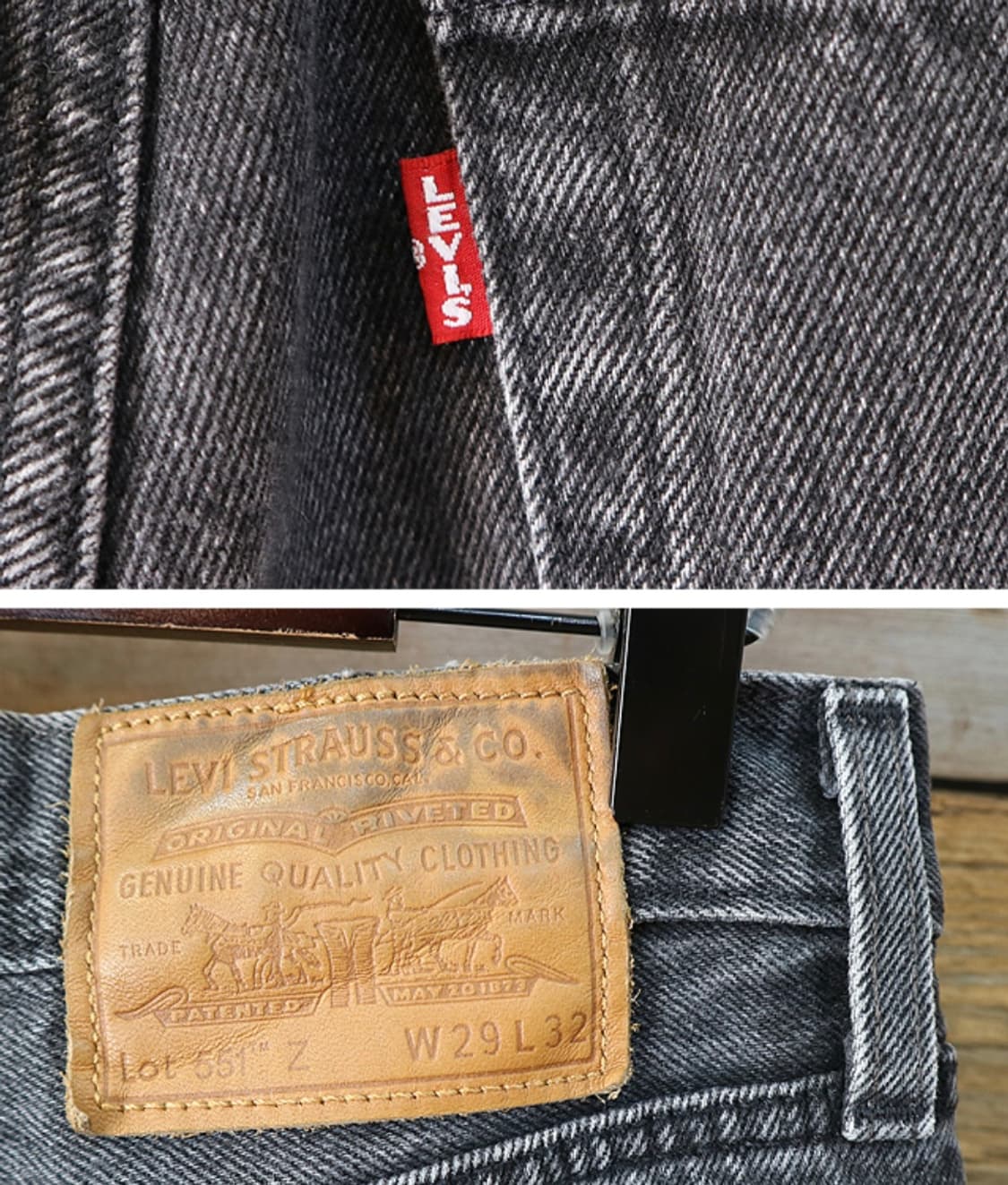 levis 리바이스 551z 빅e 블랙 그레이 데님

29 상품이미지5