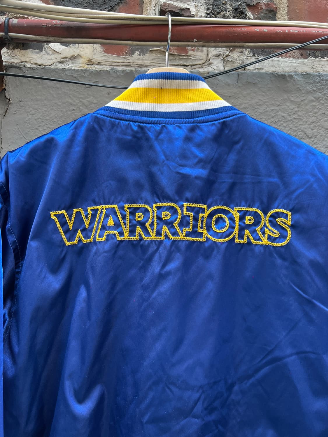 나이키 NBA 골든스테이트 워리어스 블루종 자켓 (정품) 상품이미지5