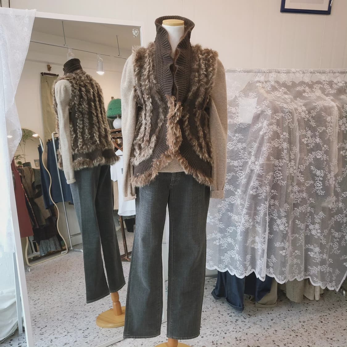 Prime time 래빗퍼 니트베스트 상품이미지7