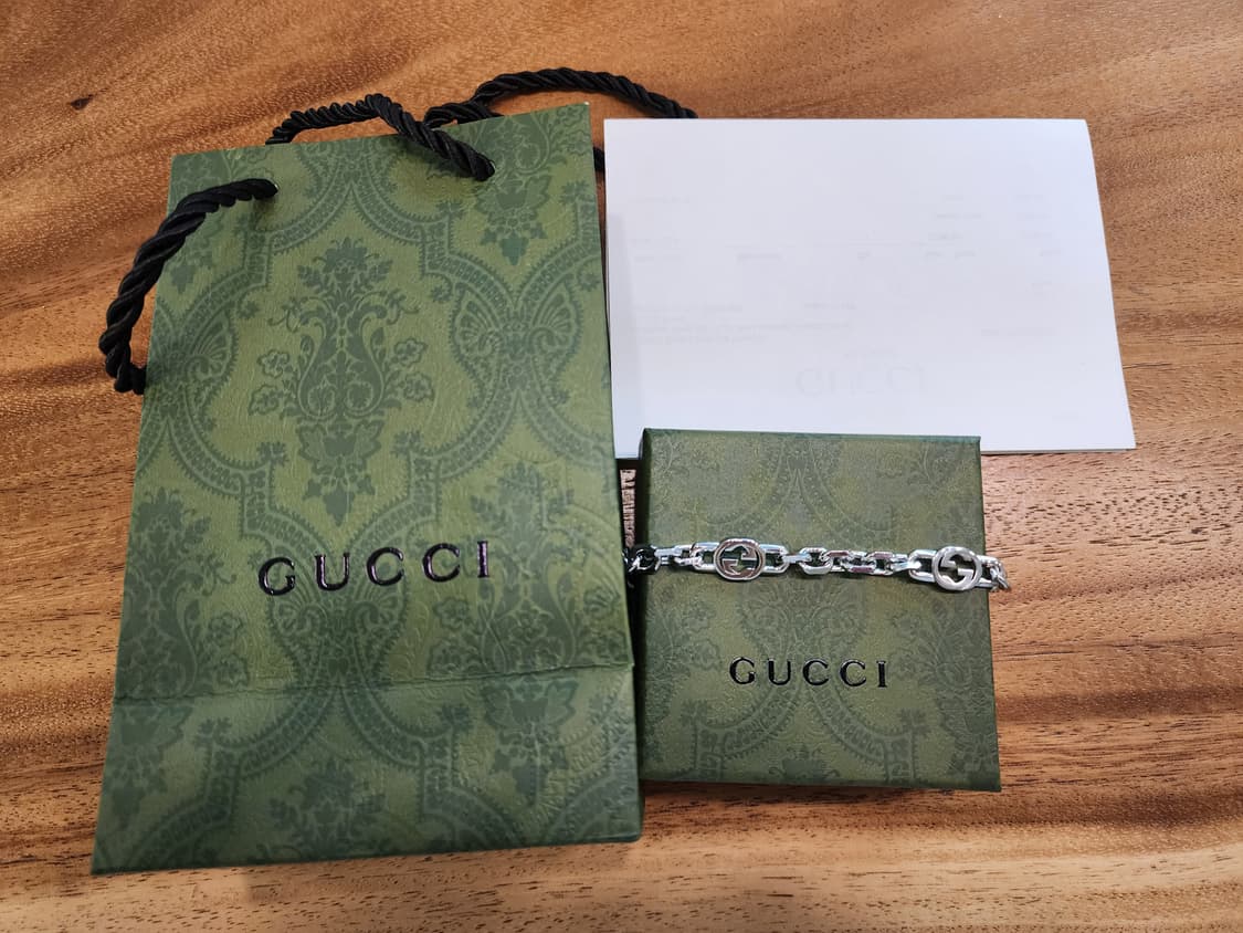 구찌 인터로킹 팔찌 17 풀박스  상품이미지1