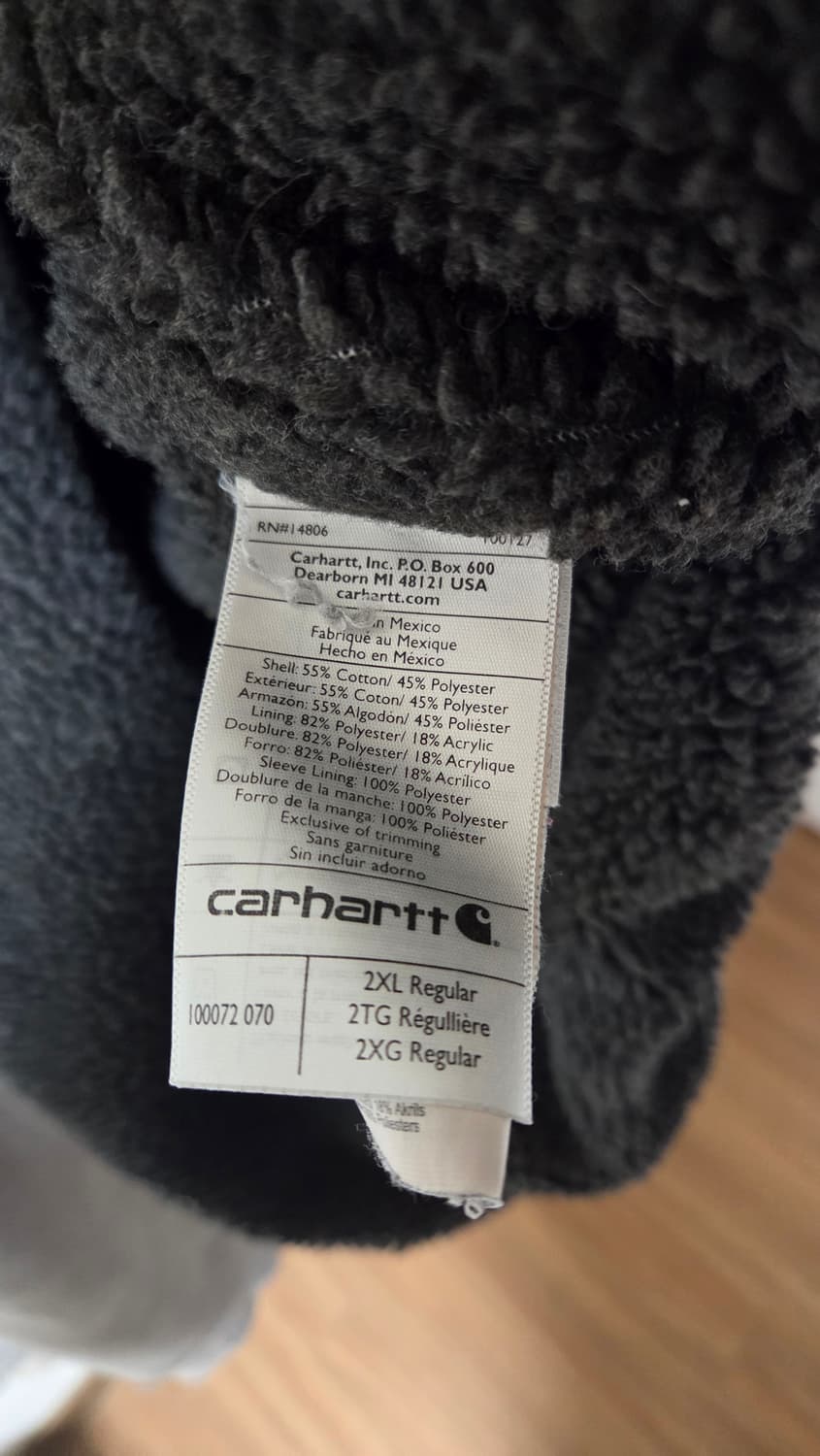 칼하트 셰르파 후드 집업 상품이미지6