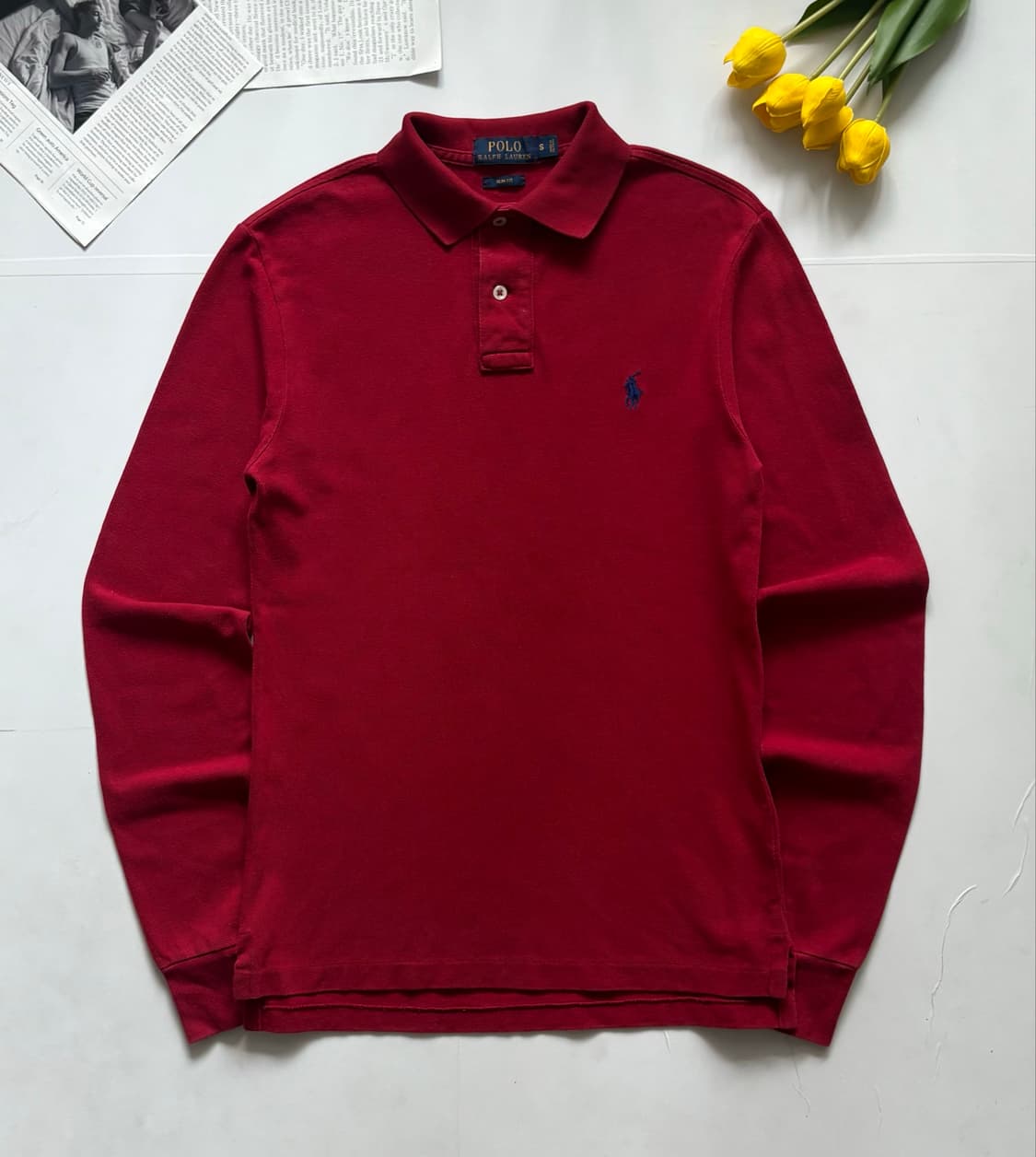 Polo 폴로랄프로렌 레드 PK 카라티  상품이미지2