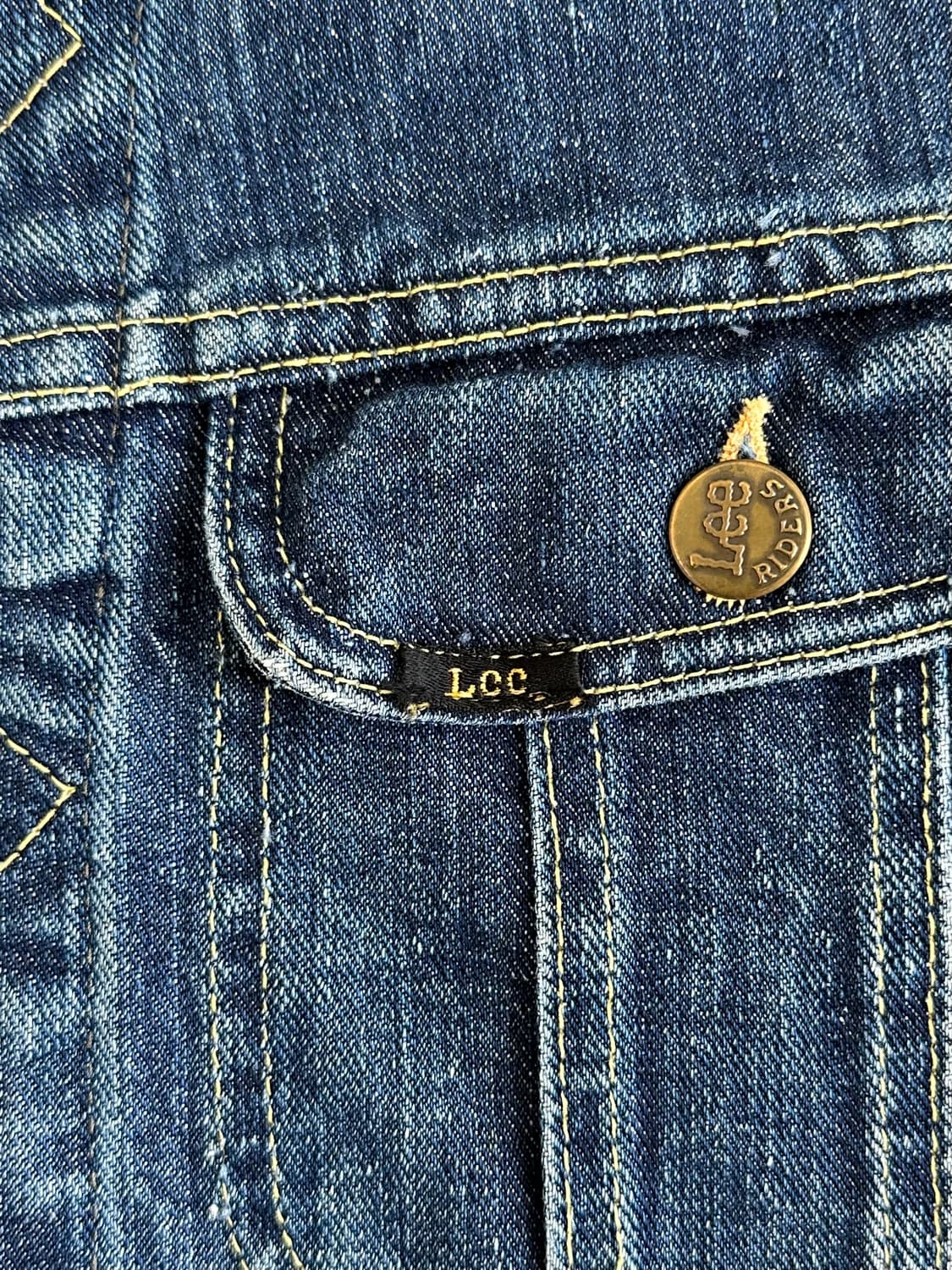 60s Lee 101-J 빈티지 리 101 데님 자켓 38R 상품이미지4