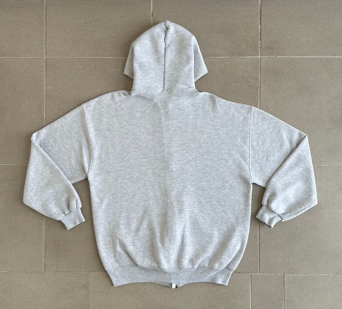 90s 빈티지 러셀 후드집업 밝은그레이 XL USA 상품이미지2