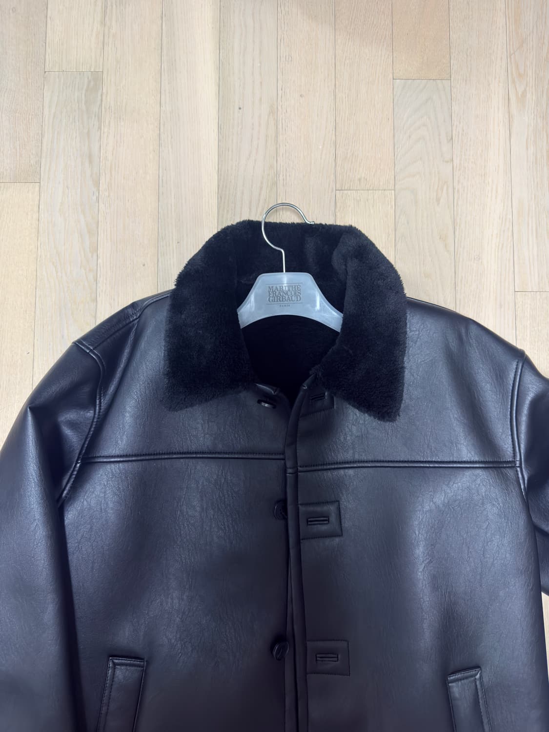 MARITHE / 차은우 픽오버사이즈 무스탕 재킷 / L 상품이미지4