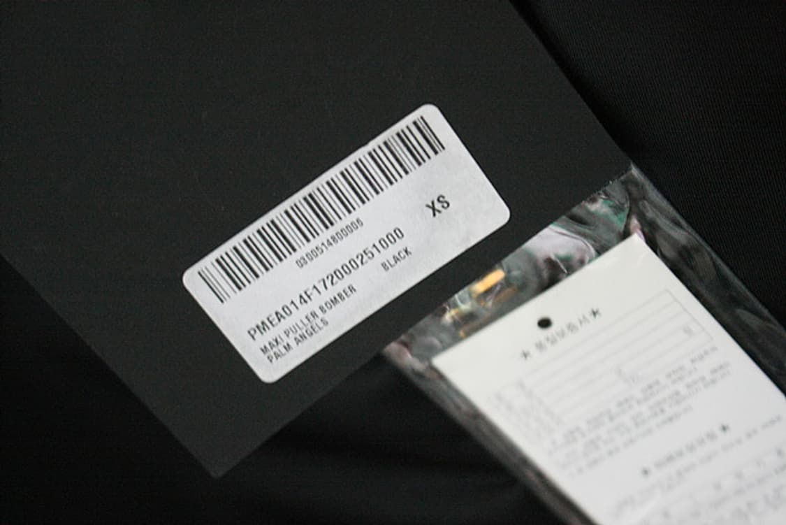 Palm Angels 팜엔젤스 viscose 봄버 블루종 새제품 상품이미지4