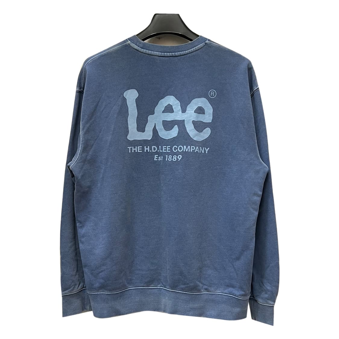 LEE 리 피그먼트 백로고 맨투맨 M 상품이미지3