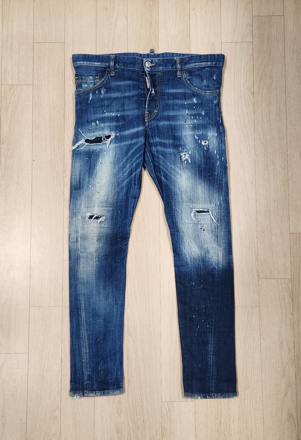 디스퀘어드2 정품 데님 청바지 데미지 워싱진 50 (33-34) 상품이미지1