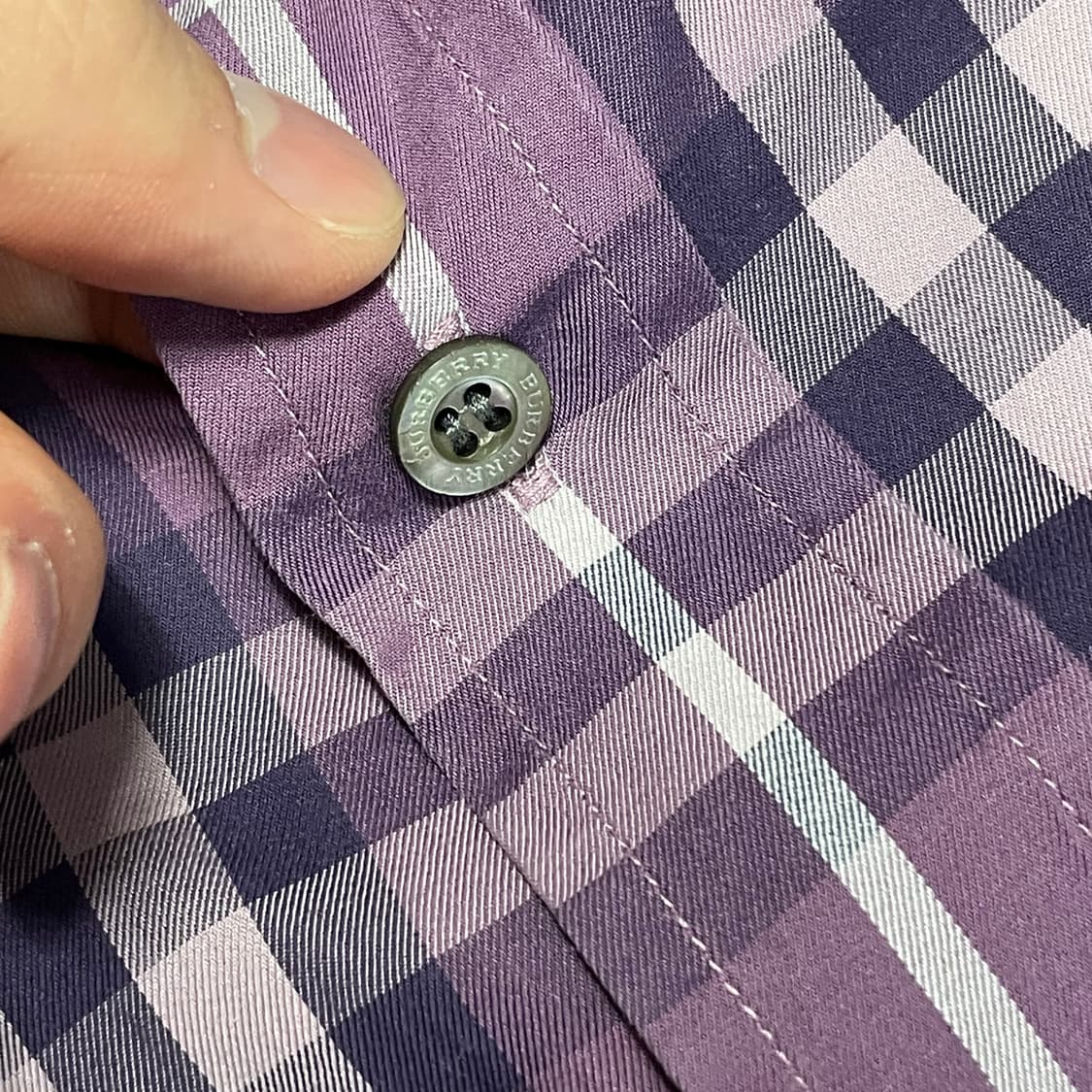 버버리 노바체크 퍼플 상품이미지3