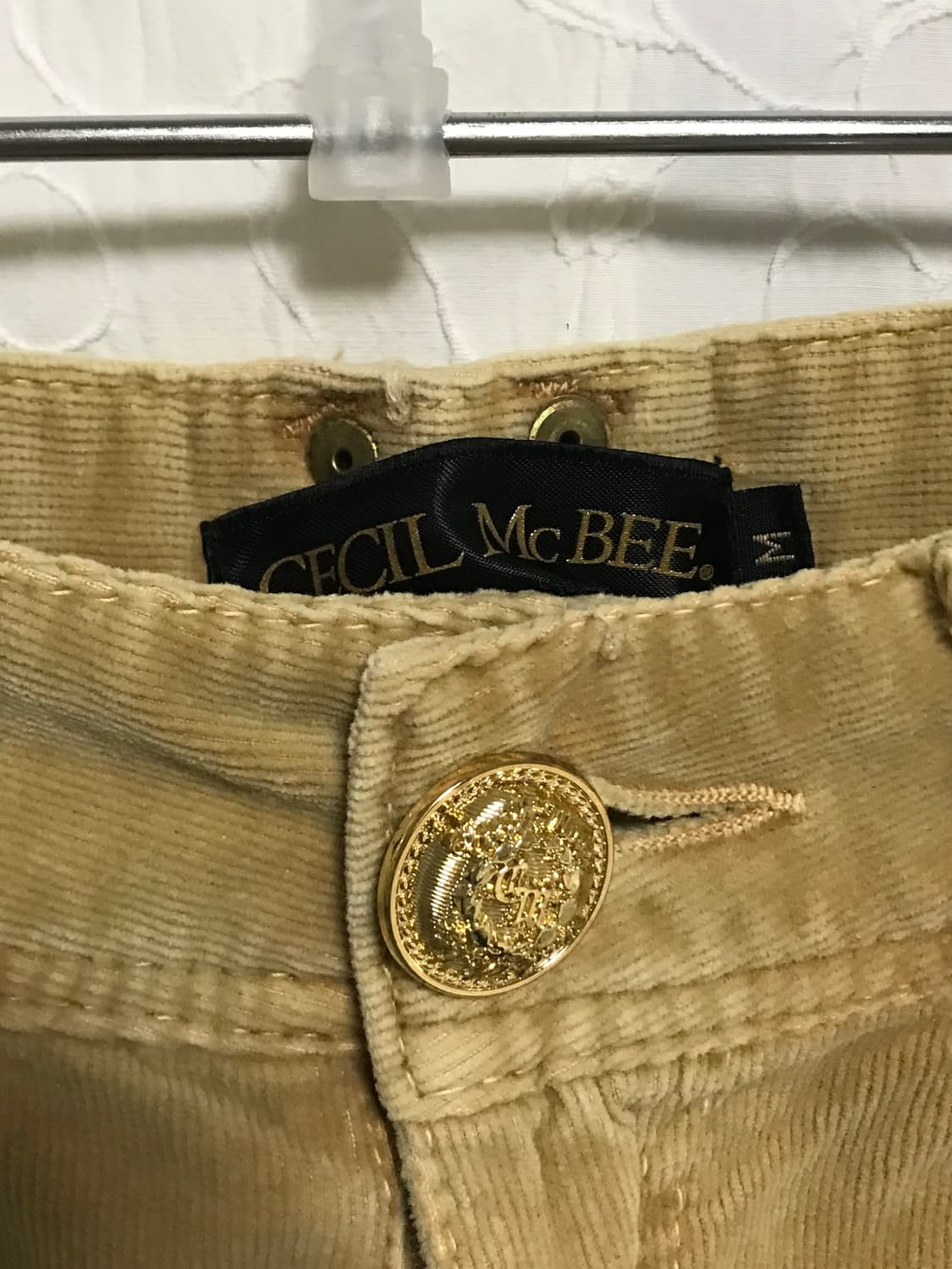 빈티지 cecil mcbee 세실맥비 갸루 코듀로이 퍼 숏팬츠 반바지 상품이미지6