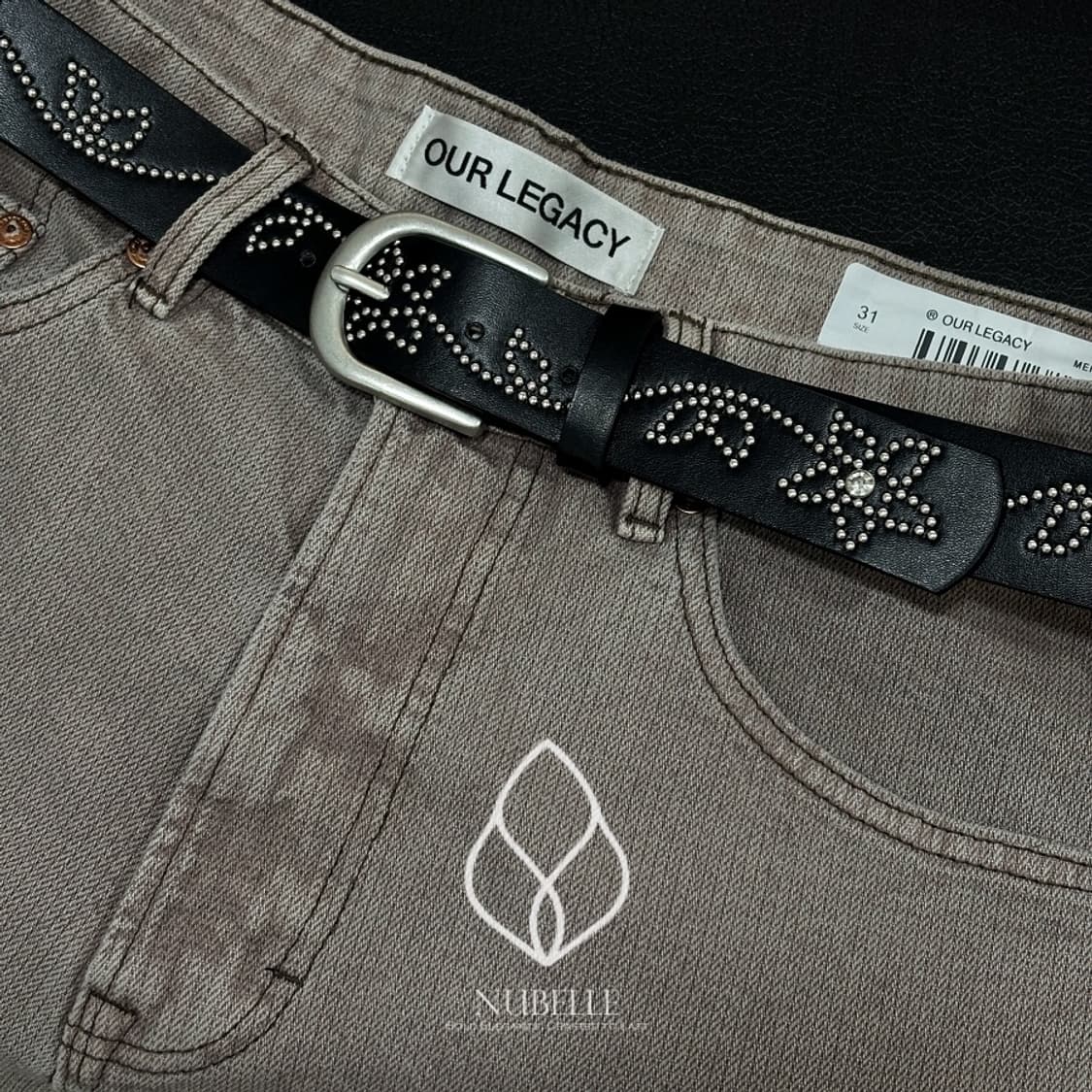 🌗 Flower stud belt / 플라워 스터드 웨스턴 벨트 상품이미지9
