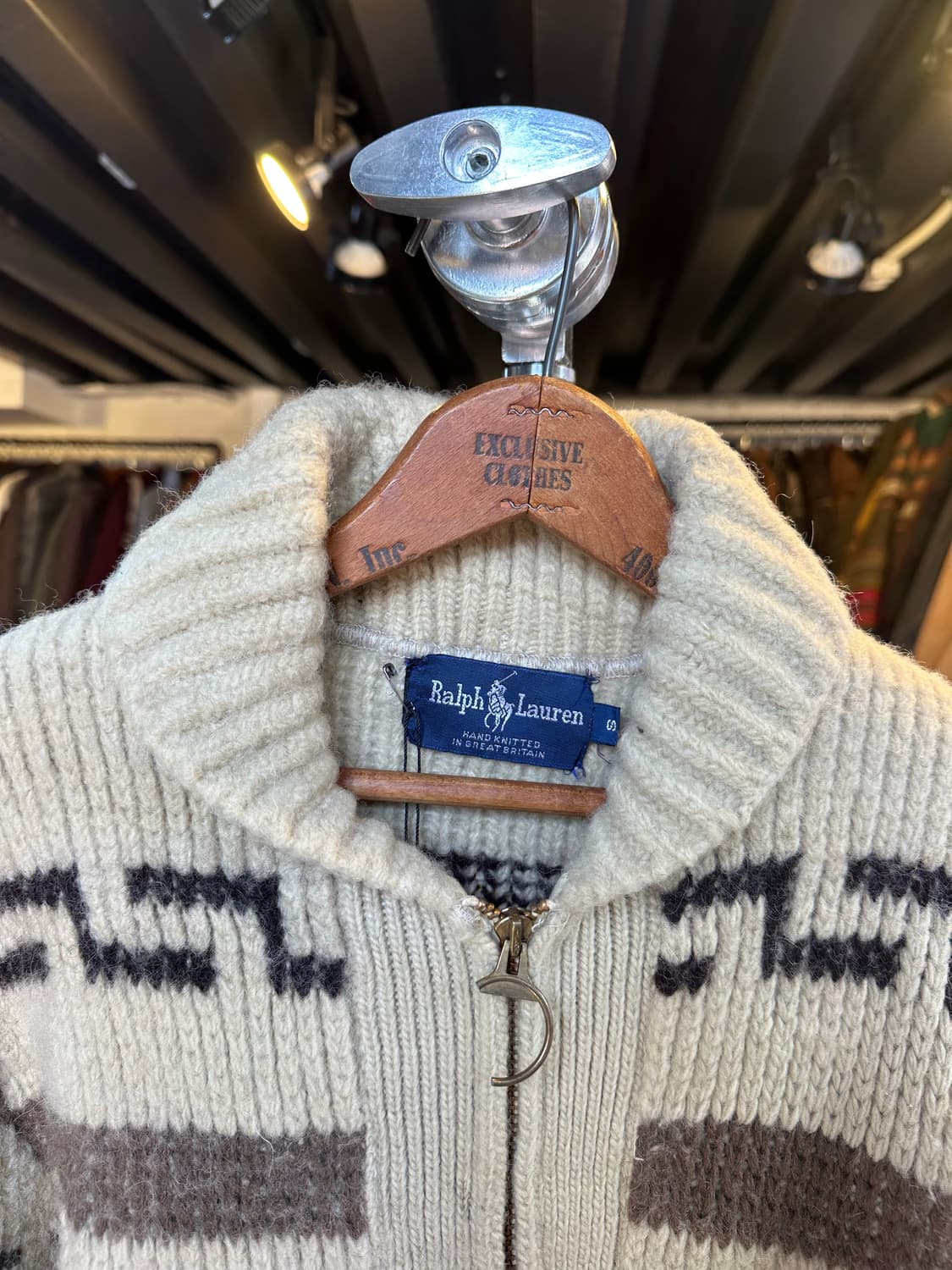 80-90s 폴로 랄프로렌 헤비 울 코위찬 스웨터 우먼스 상품이미지3
