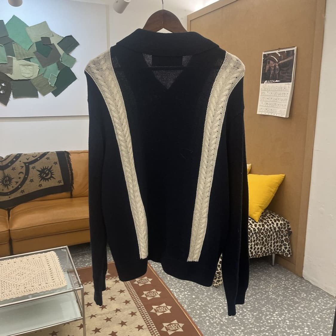 세터 코지 모리걸 파로 캐시미어 울 니트 뜨개 가디건 105 C10209 상품이미지4