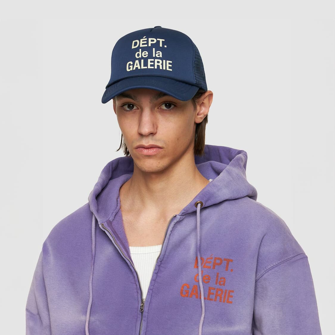 [OS] 갤러리 디파트먼트 프렌치 로고 트러커 햇 - 네이비 상품이미지8