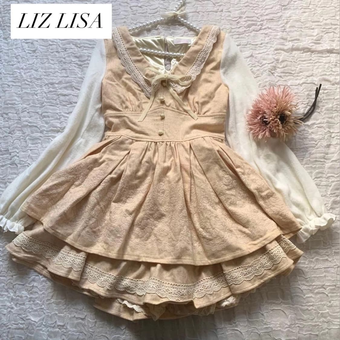 고전 대장 리즈리사 라떼갸루 히메갸루 원피스 일본빈티지 모리걸 상품이미지1