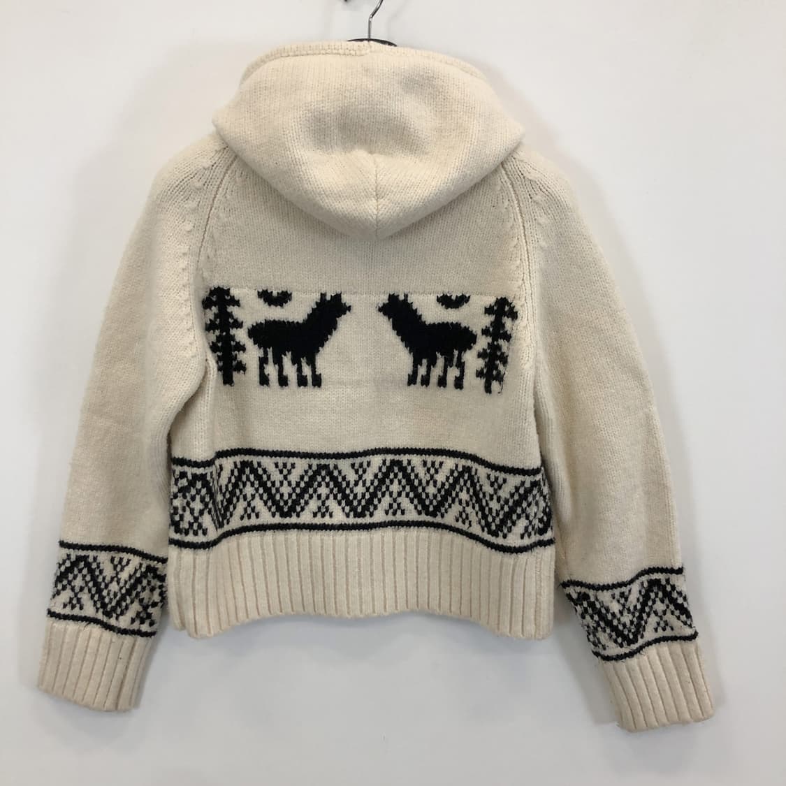 RONRON 론론 자카드 니트후드집업 FREE  상품이미지3