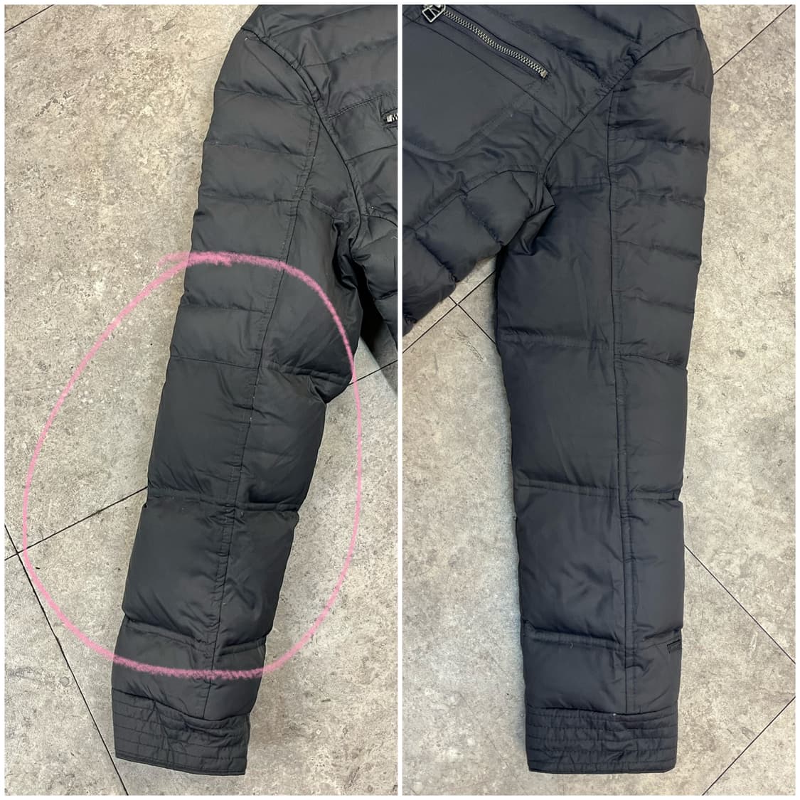 리바이스 패딩 자켓 딥그레이 L #csz3078 상품이미지6