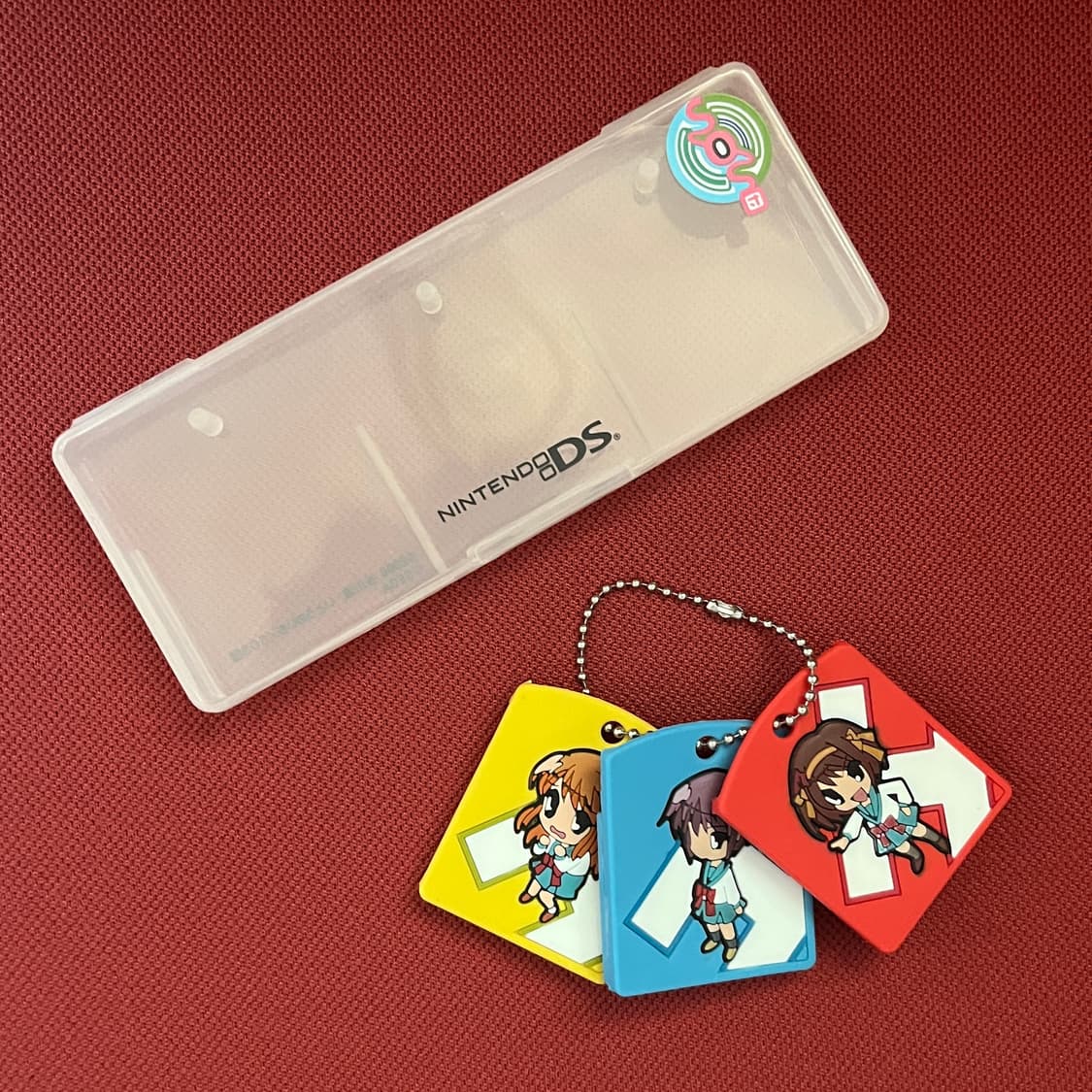 고전레어) 닌텐도 DS 스즈미야 하루히 칩 케이스 카트리지 케이스 상품이미지1