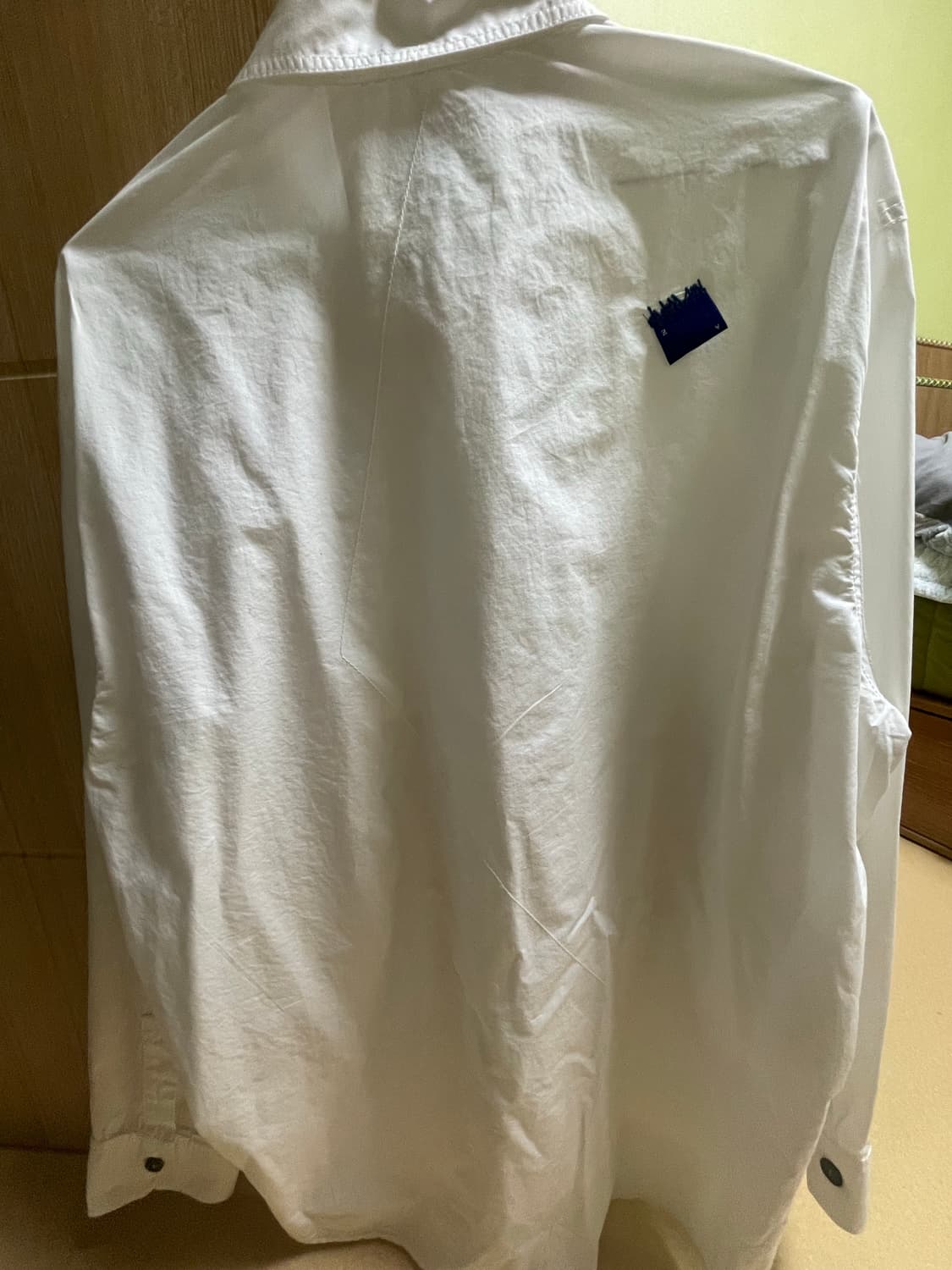 Zara x Ader Error Oversized Shirt White 상품이미지2