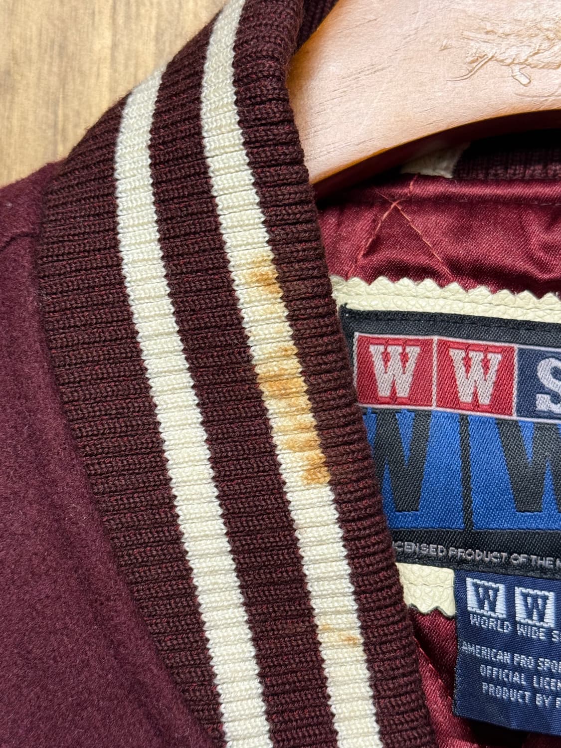 MLB Burgundy Barcity Jacket 상품이미지4