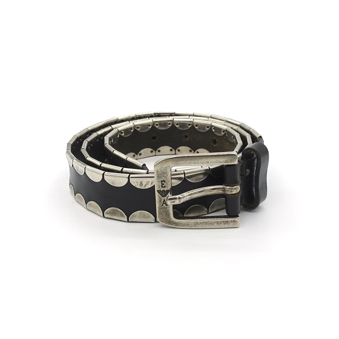 EMPORIO ARMANI 엠포리오 아르마니 아티잔 스터드 벨트 블랙 상품이미지1