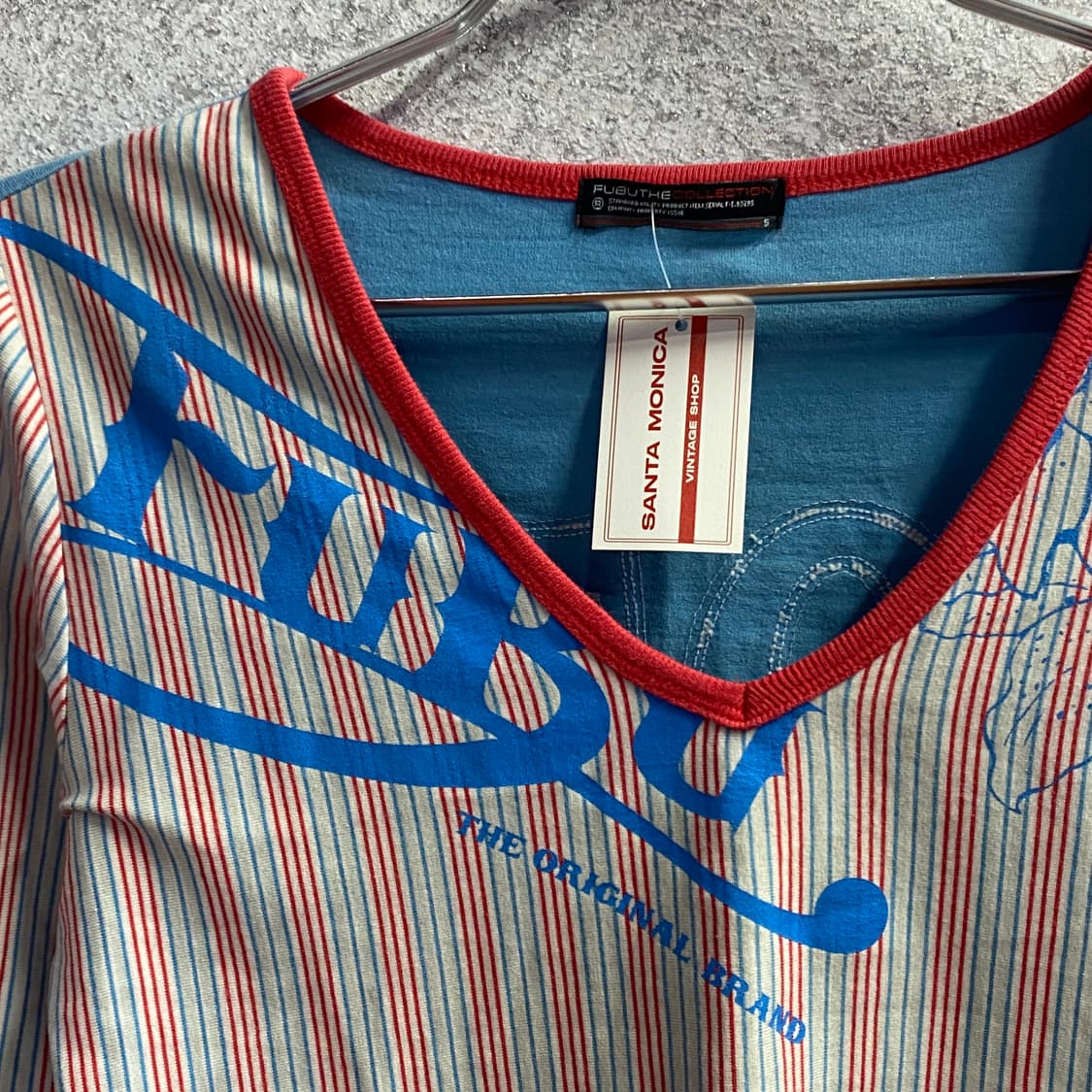 FUBU 스트라이프 그래픽 롱슬리브 B4630 상품이미지3