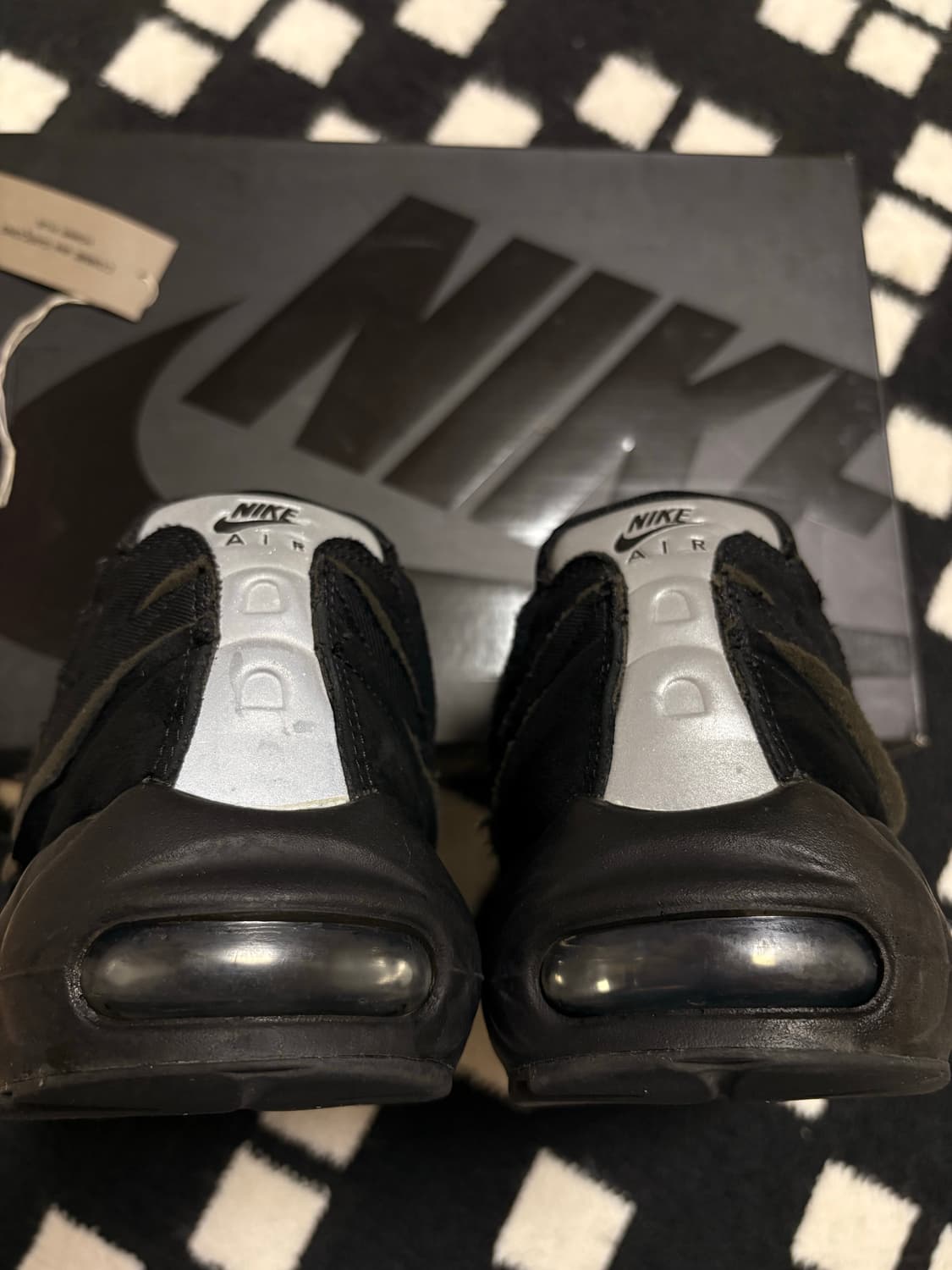 285 꼼데가르송 나이키 에어맥스95 블랙 올검 옴므 플러스 꼼데 cdg 상품이미지6