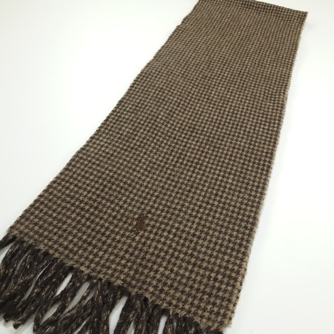 MX224 폴로 랄프로렌 하운드투스 헤링본 램스울 양면 목도리 머플러 상품이미지6