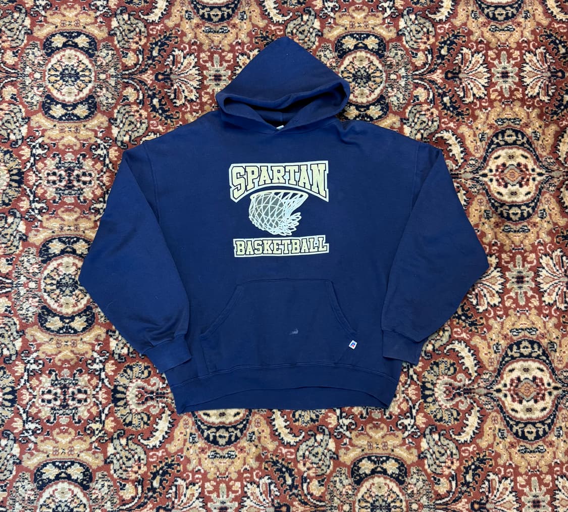 90s 빈티지 러셀 후드 후디 티 XL (547) 상품이미지2