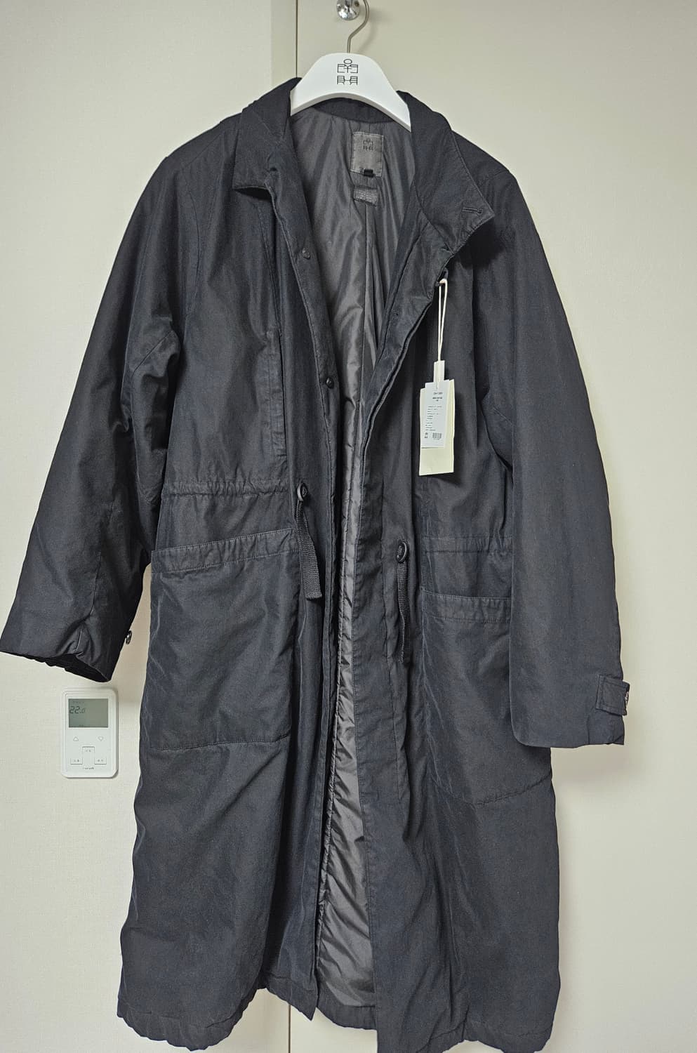 2)폴리테루 25fw 헤비델 코트(택째새제품) 상품이미지1