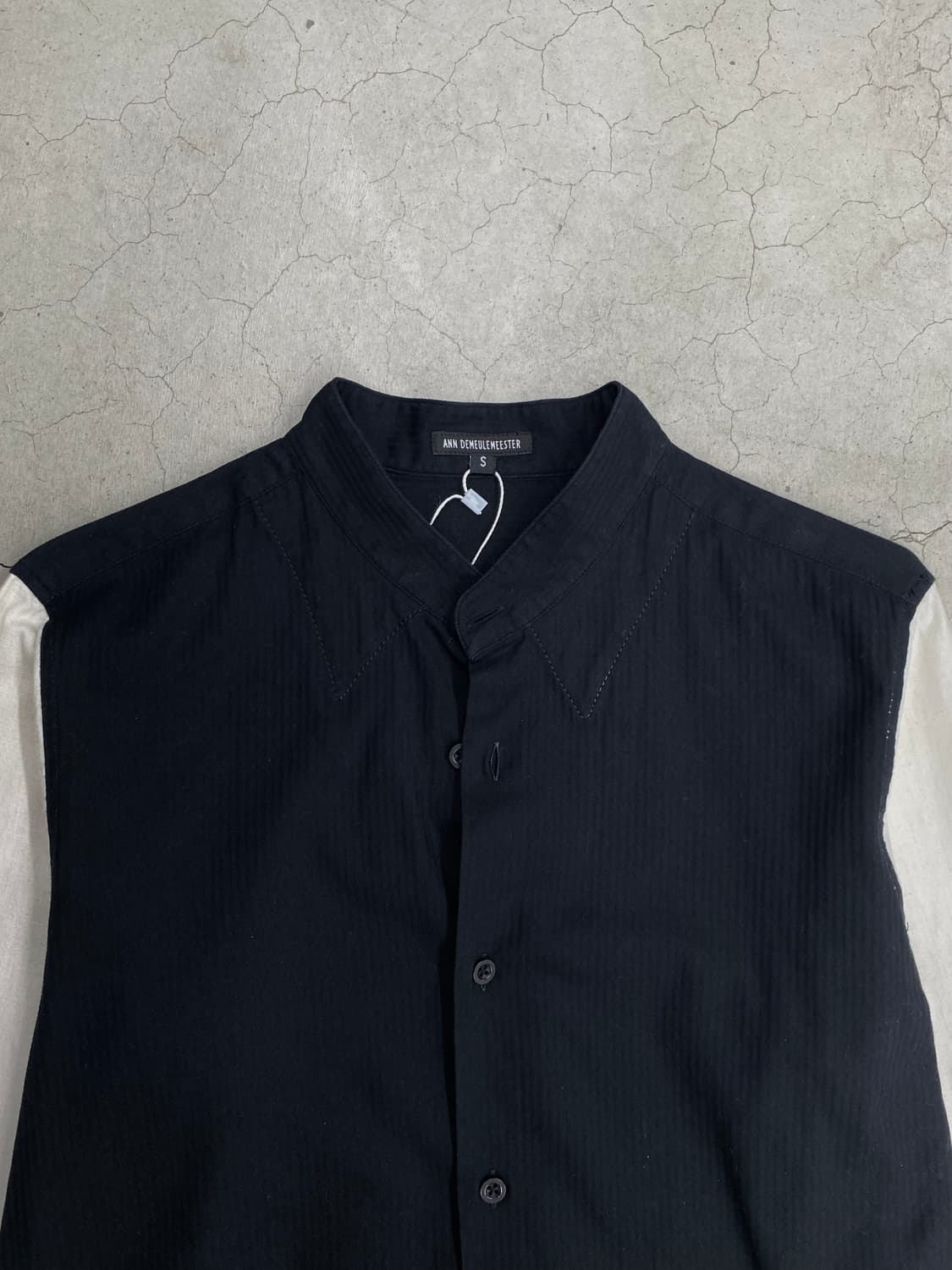 앤드뮐미스터 스탠드 카라 드레스 셔츠 상품이미지5