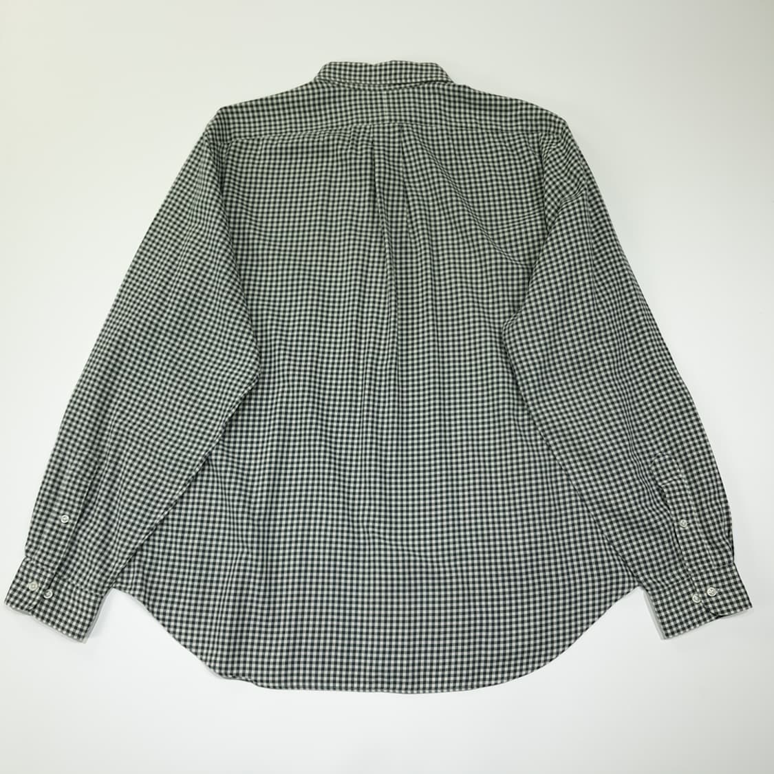 CL684 XL 폴로 90s 마이크로체크 딥그린 셔츠 남방 상품이미지6