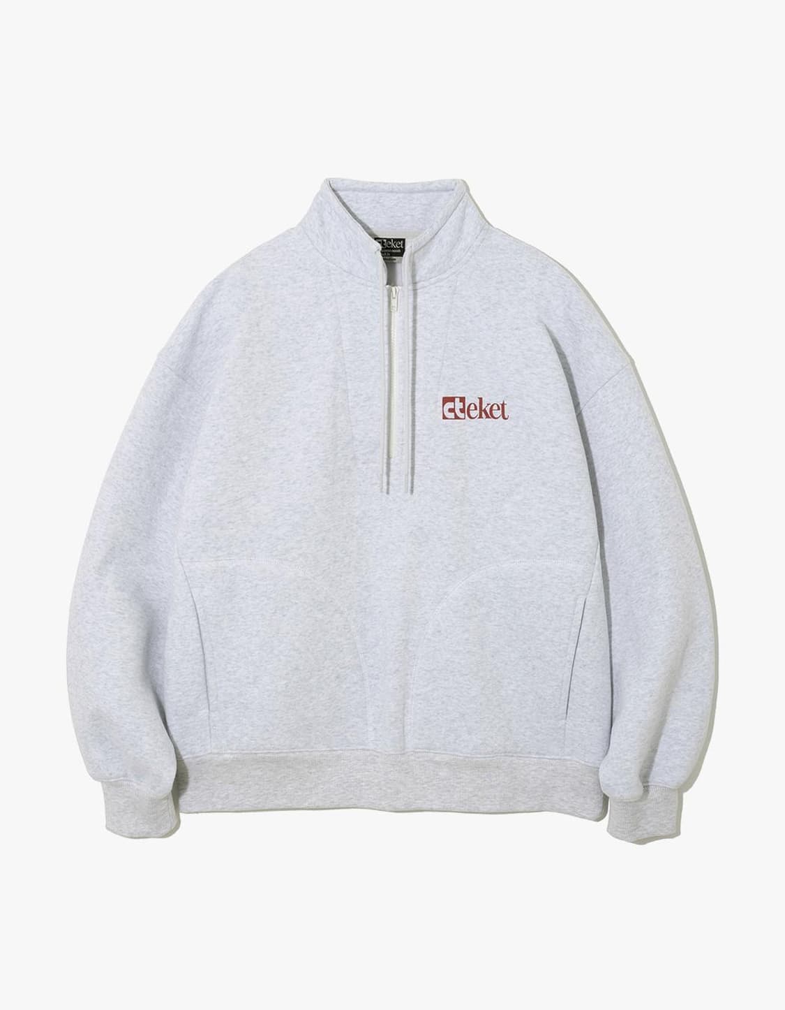 새상품 테켓 하프집업 그레이 m 상품이미지2