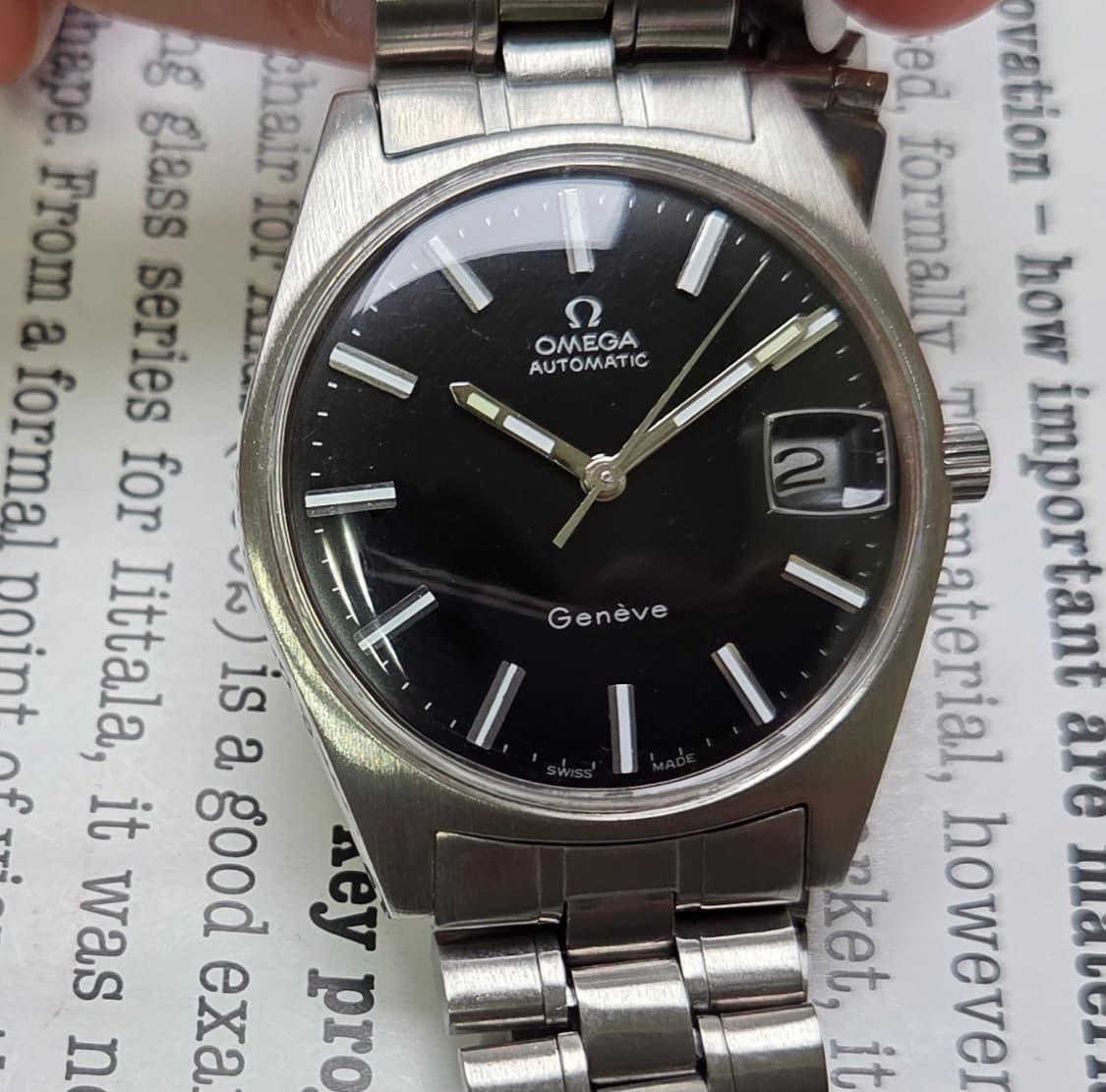 빈티지 오메가 제네브 단풍무브(cal.565) 브레이슬릿 ver. 상품이미지1