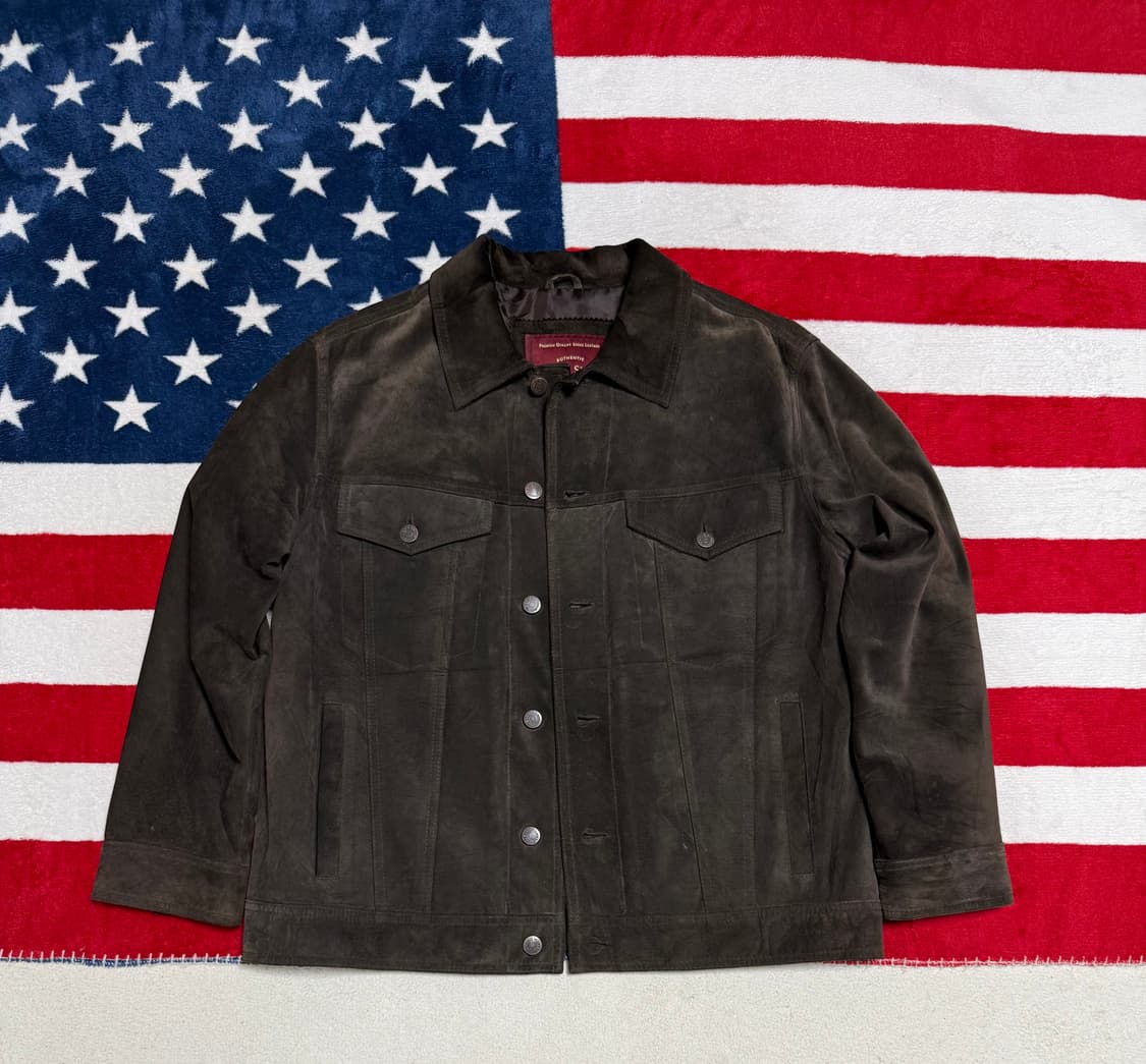 에디바우어 스웨이드 레더 자켓 Eddie Bauer [L]  상품이미지5