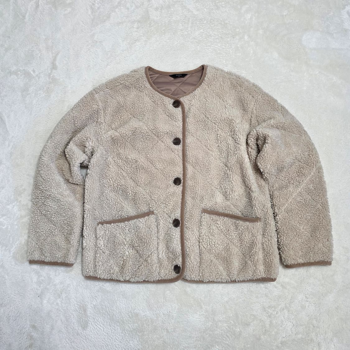 (90)여성 탑텐 쉘파 퀼팅 점퍼 상품이미지1