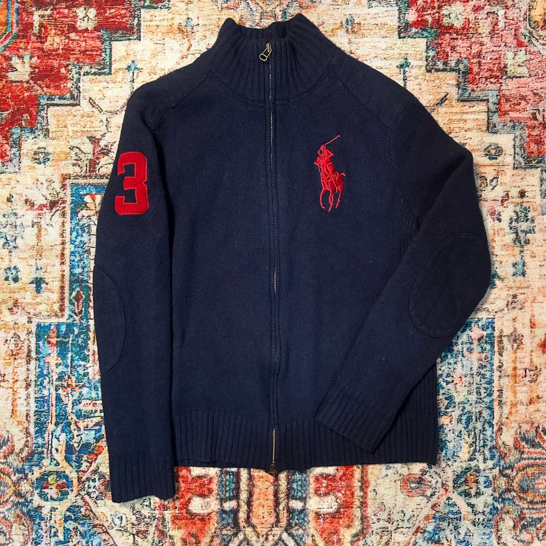 [M] 폴로 랄프로렌 빅포니 울 집업 상품이미지1