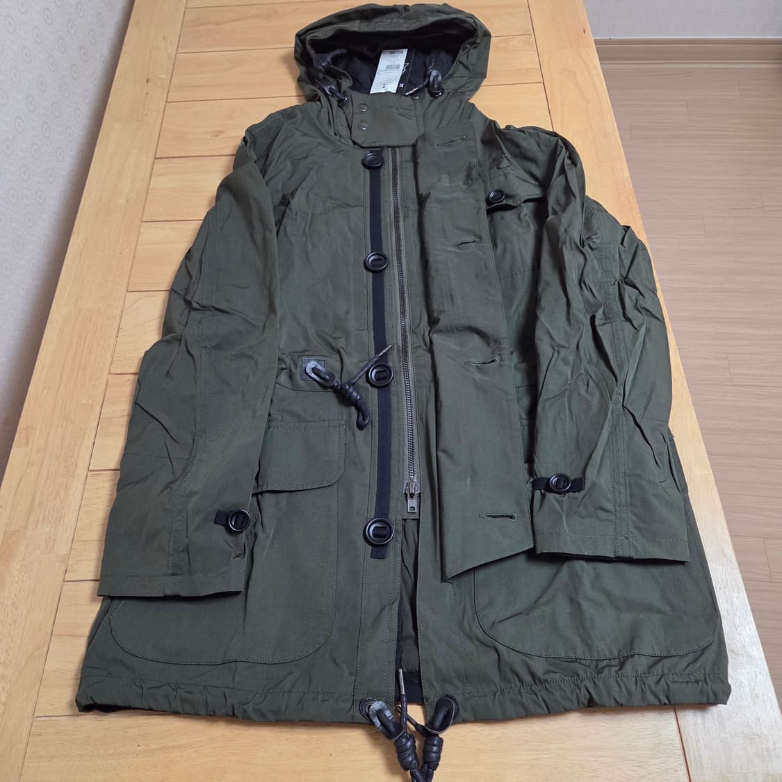 105 야상 집업 바람막이 카키 상품이미지2