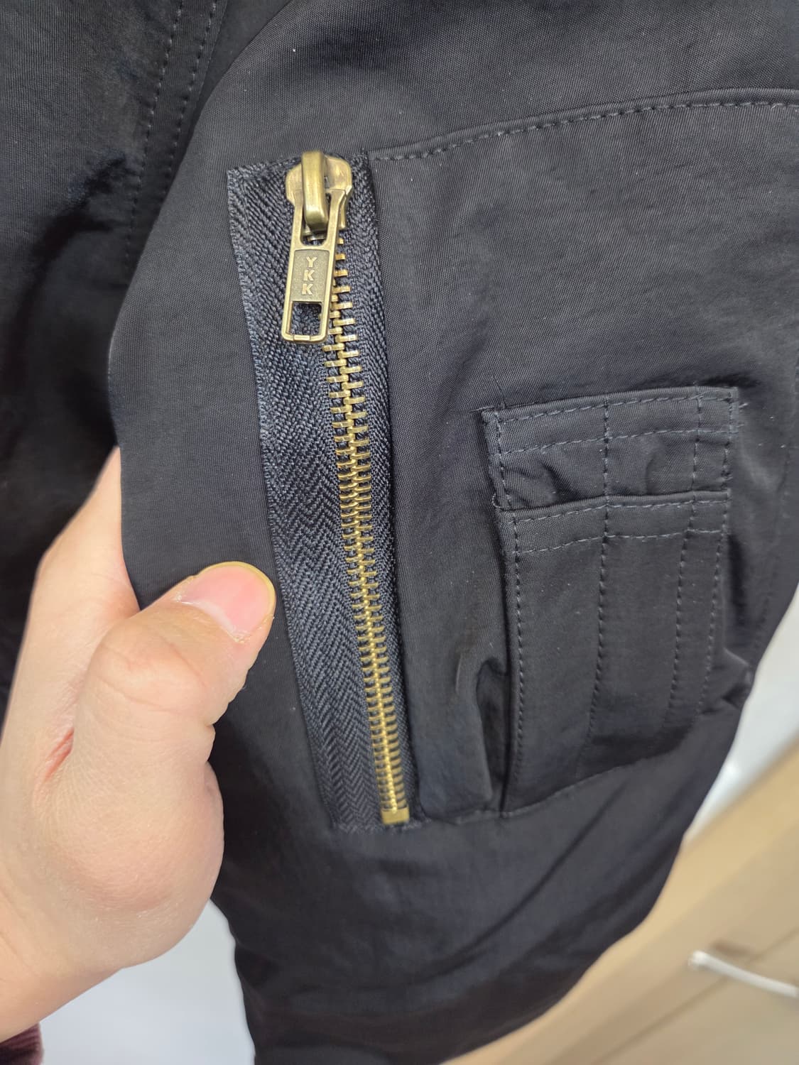 빈티지 vulcan store 투웨이 셔링 항공 크롭 패딩자켓 m 상품이미지9