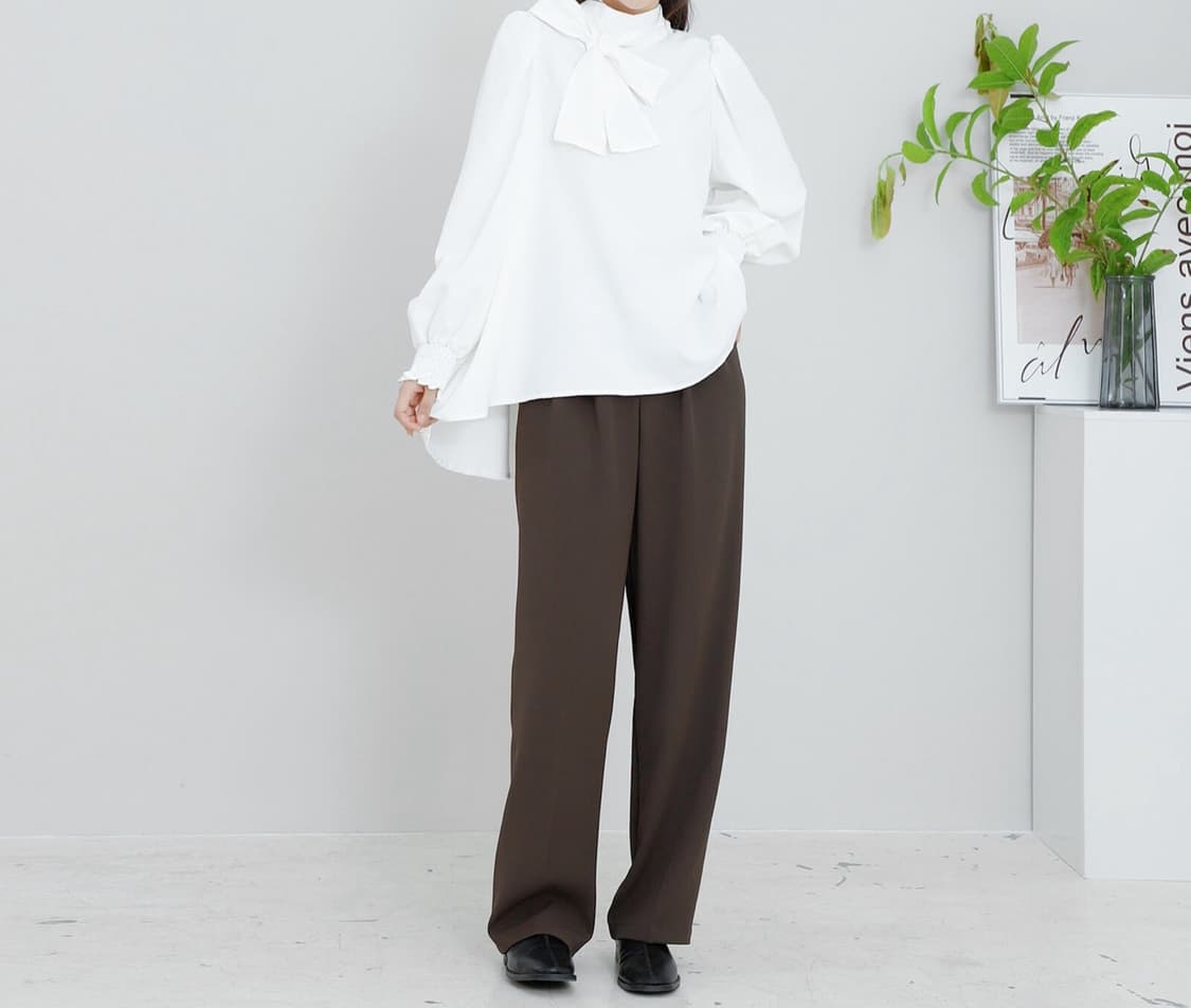 리본 블라우스 상품이미지4