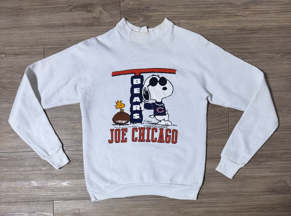 80s usa artex 피너츠 스누피 우드스탁 맨투맨 상품이미지1