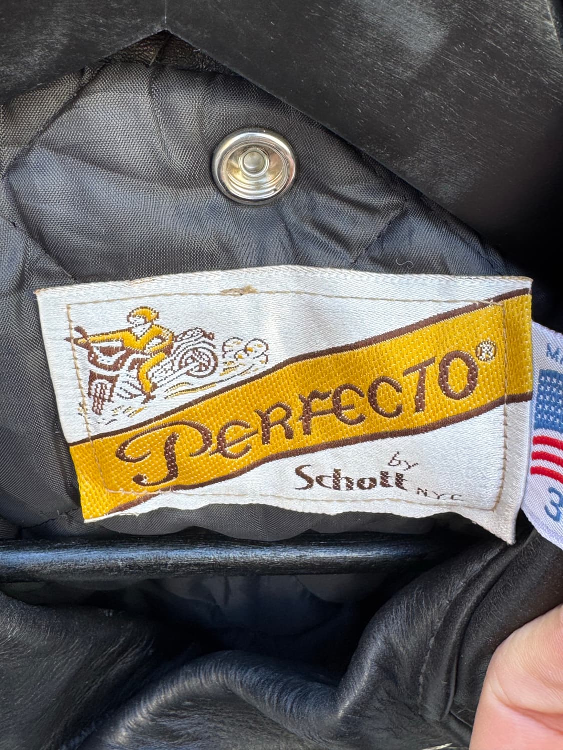 쇼트 퍼펙토 618 카우하이드 라이더자켓  상품이미지3