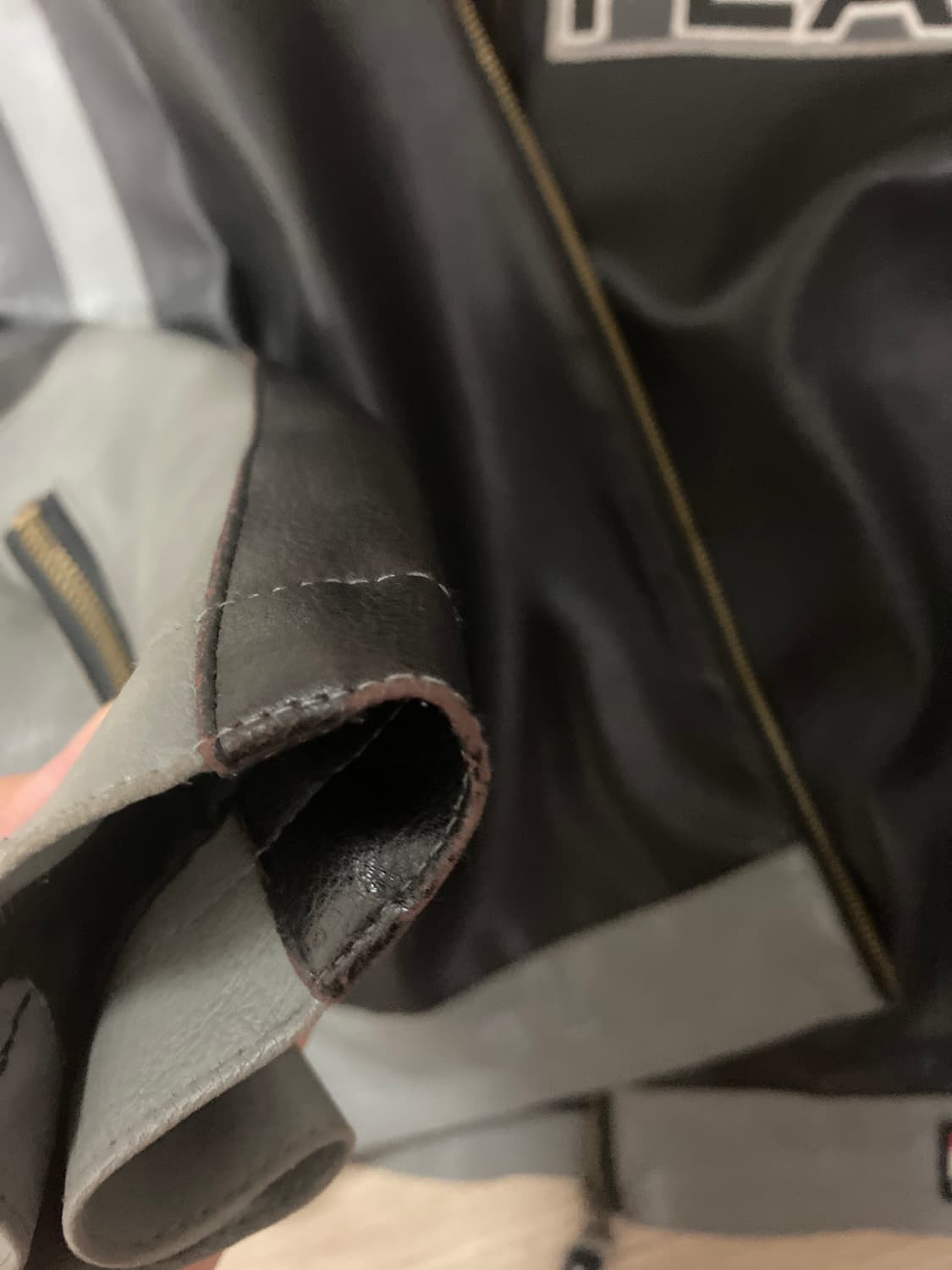 노피어 레더 자켓 상품이미지5