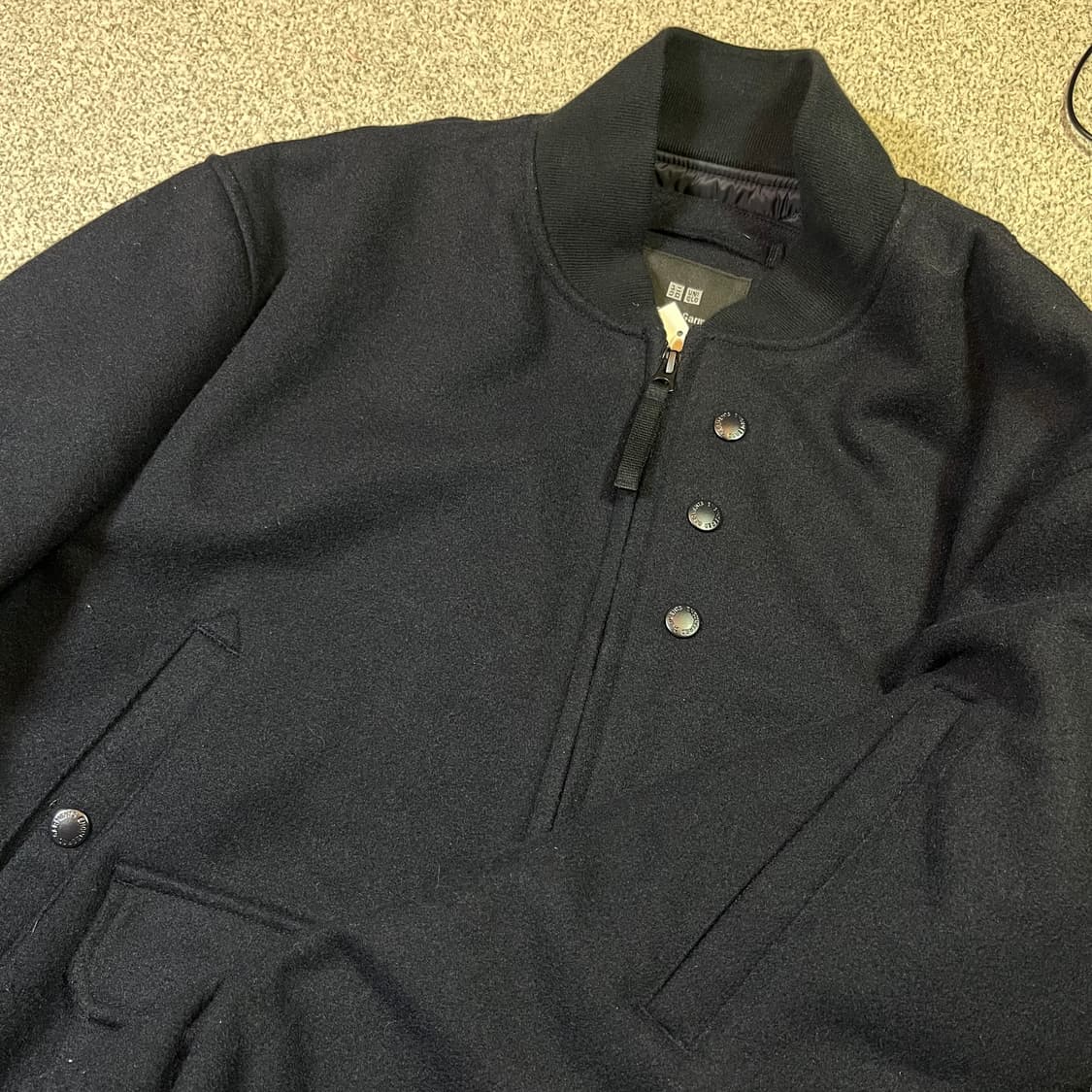 유니클로 x 엔지니어드가먼츠 울 블루종 자켓 상품이미지2